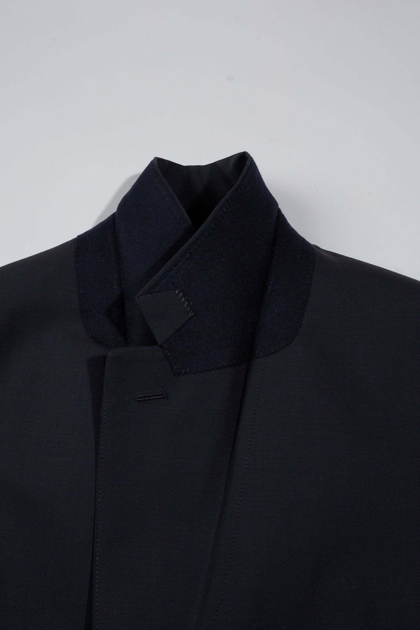 Super160's WOOL KID MOHAIR TROPICAL TAILORED JACKET|DARK NAVY