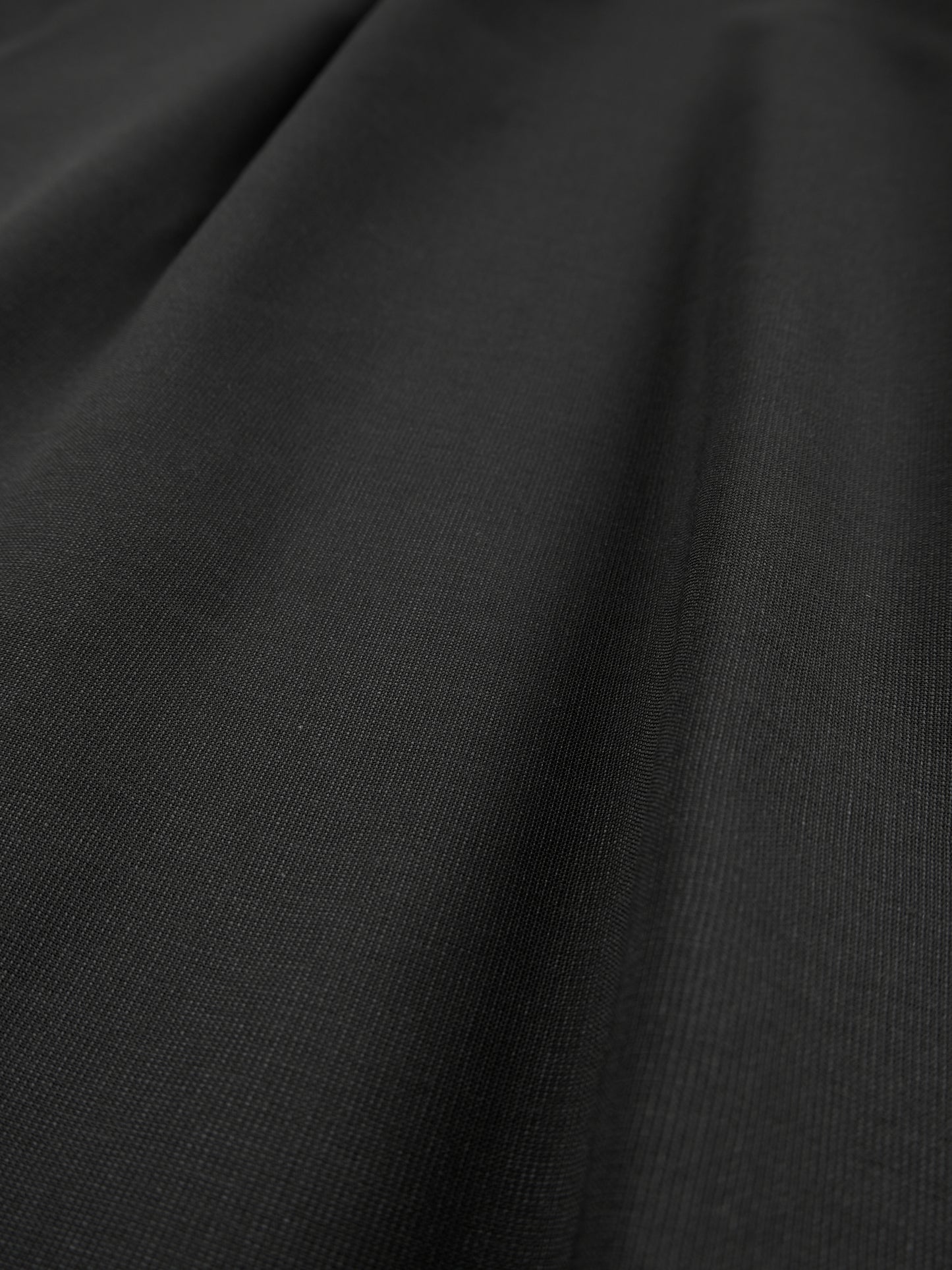 Super160's WOOL/PAPER SHIRTS|BLACK