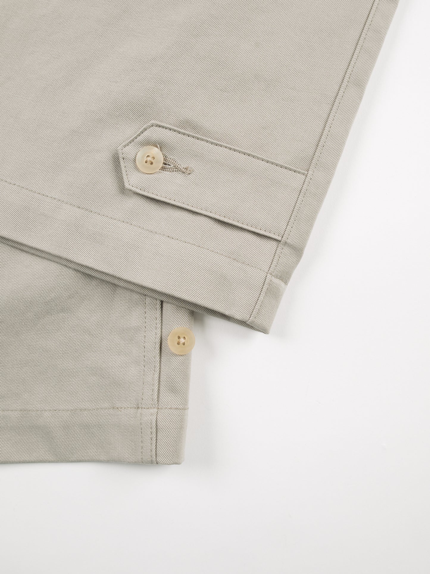 FINX/ZIMBABWE COTTON M-47 CARGO PANTS|GREIGE