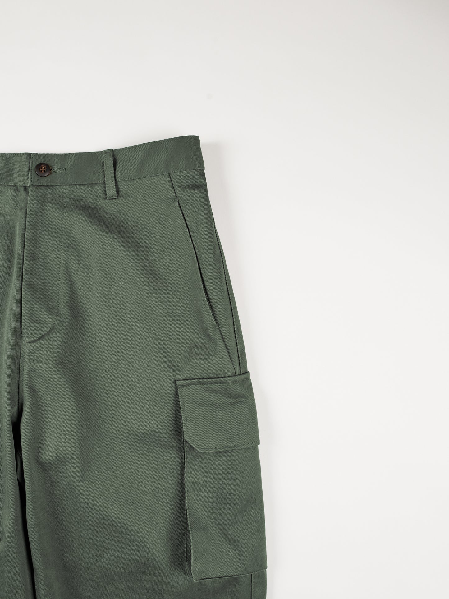 FINX/ZIMBABWE COTTON M-47 CARGO PANTS|KHAKI