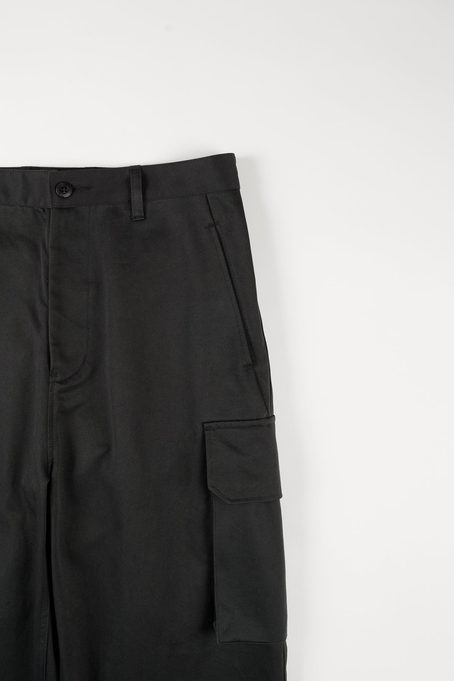 FINX/ZIMBABWE COTTON M-47 CARGO PANTS|BLACK