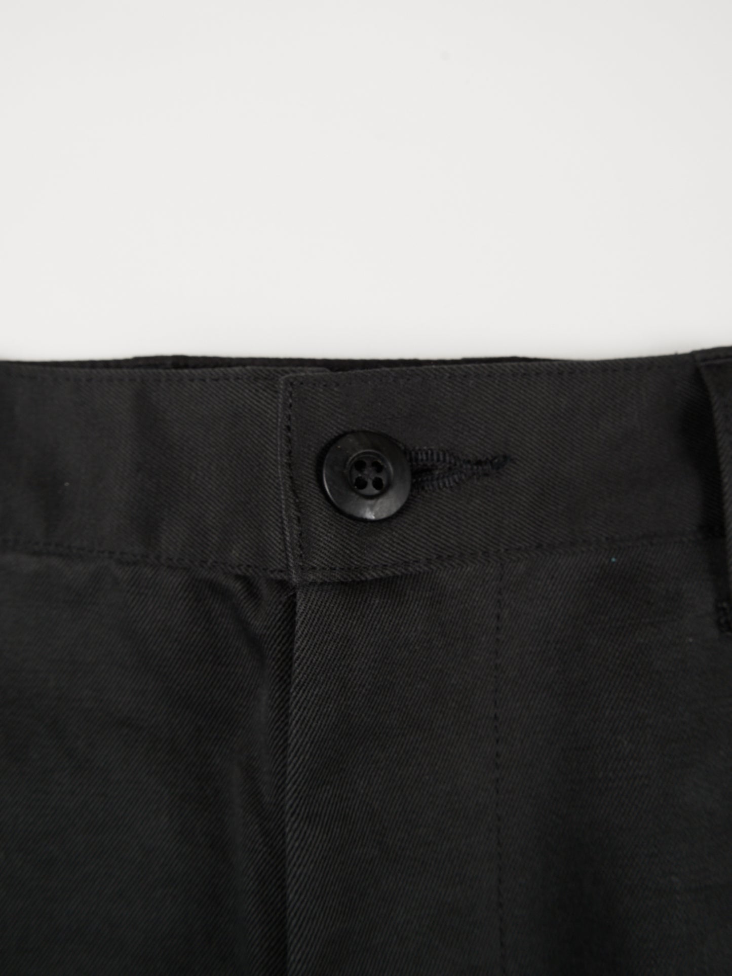 FINX/ZIMBABWE COTTON M-47 CARGO PANTS|BLACK