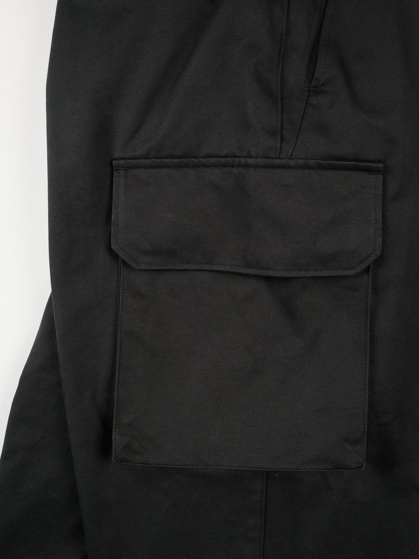 FINX/ZIMBABWE COTTON M-47 CARGO PANTS|BLACK