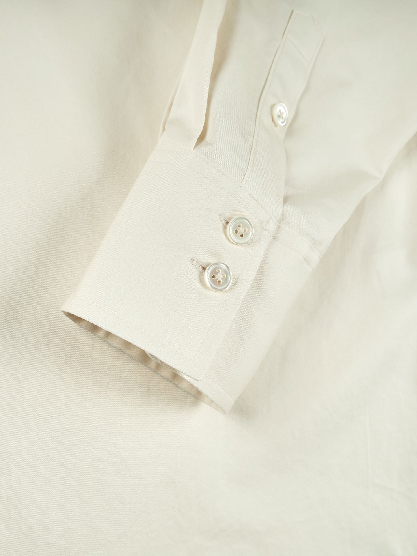 FINX Cotton Twill Fly Front Shirts|Light Yellow