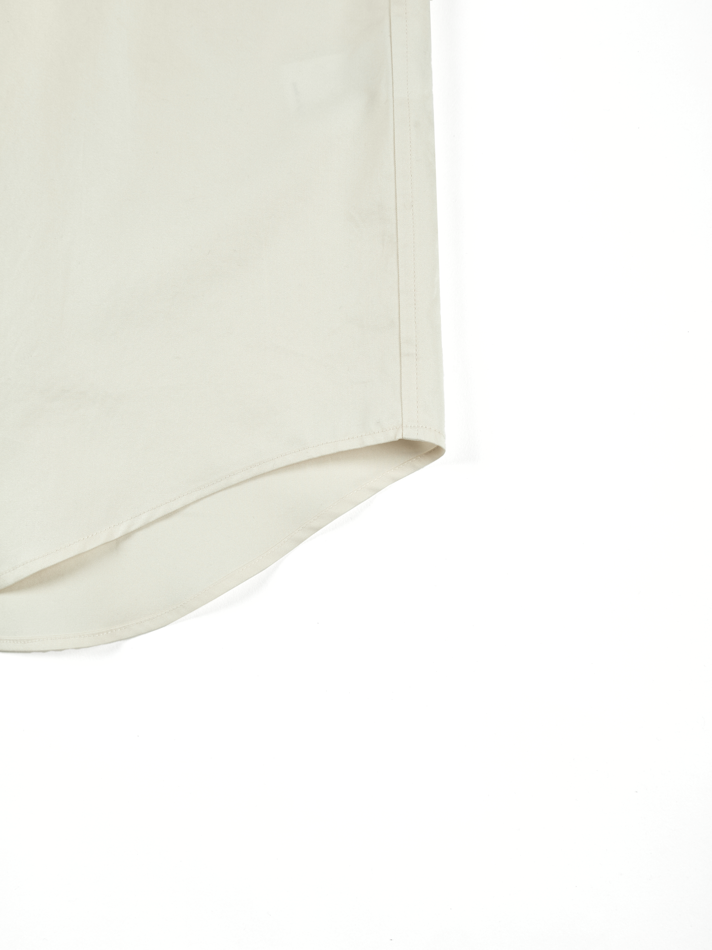 FINX Cotton Twill Fly Front Shirts|Light Yellow