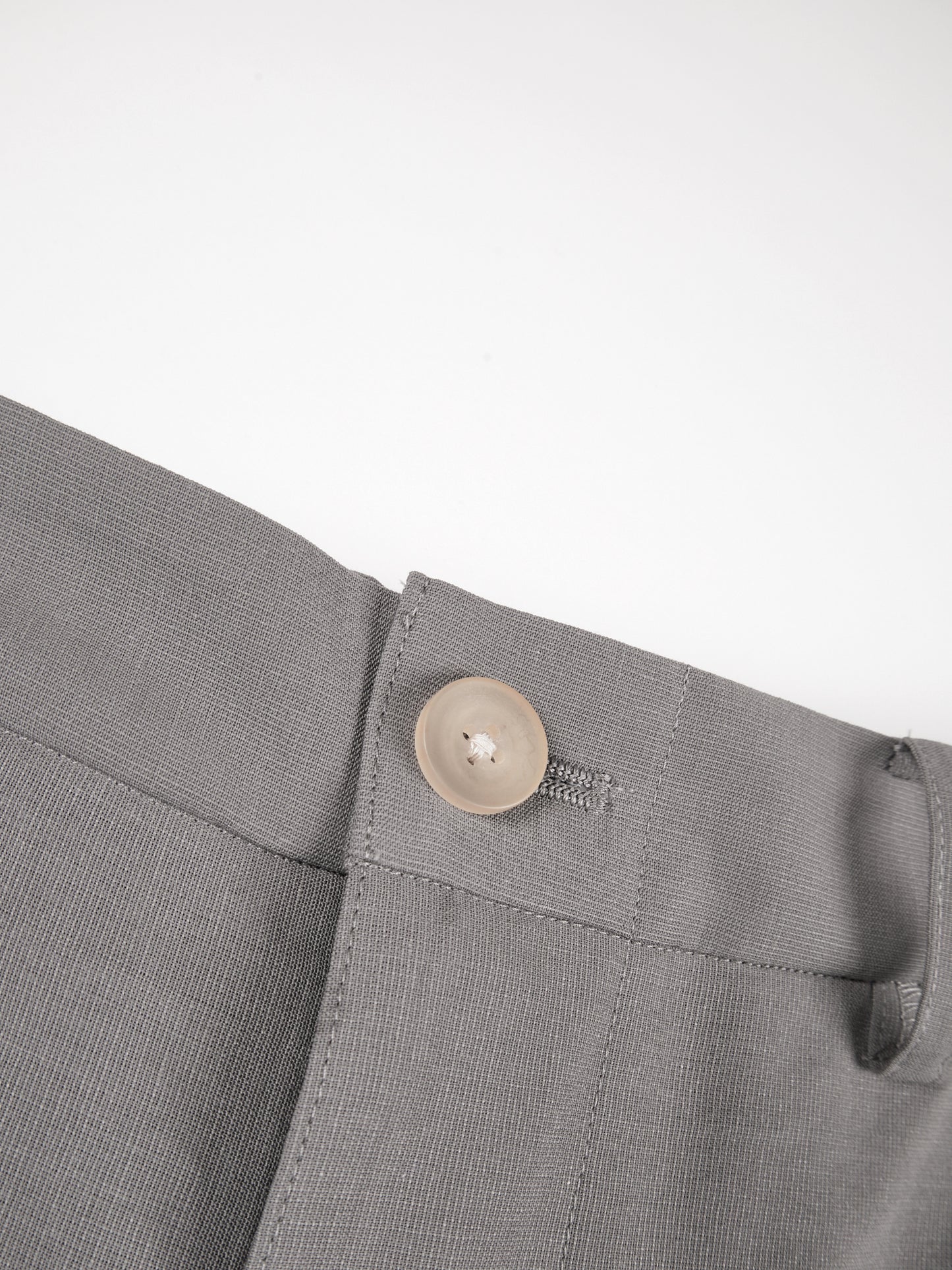 Super160's WOOL/PAPER EASY PANTS|GRAY