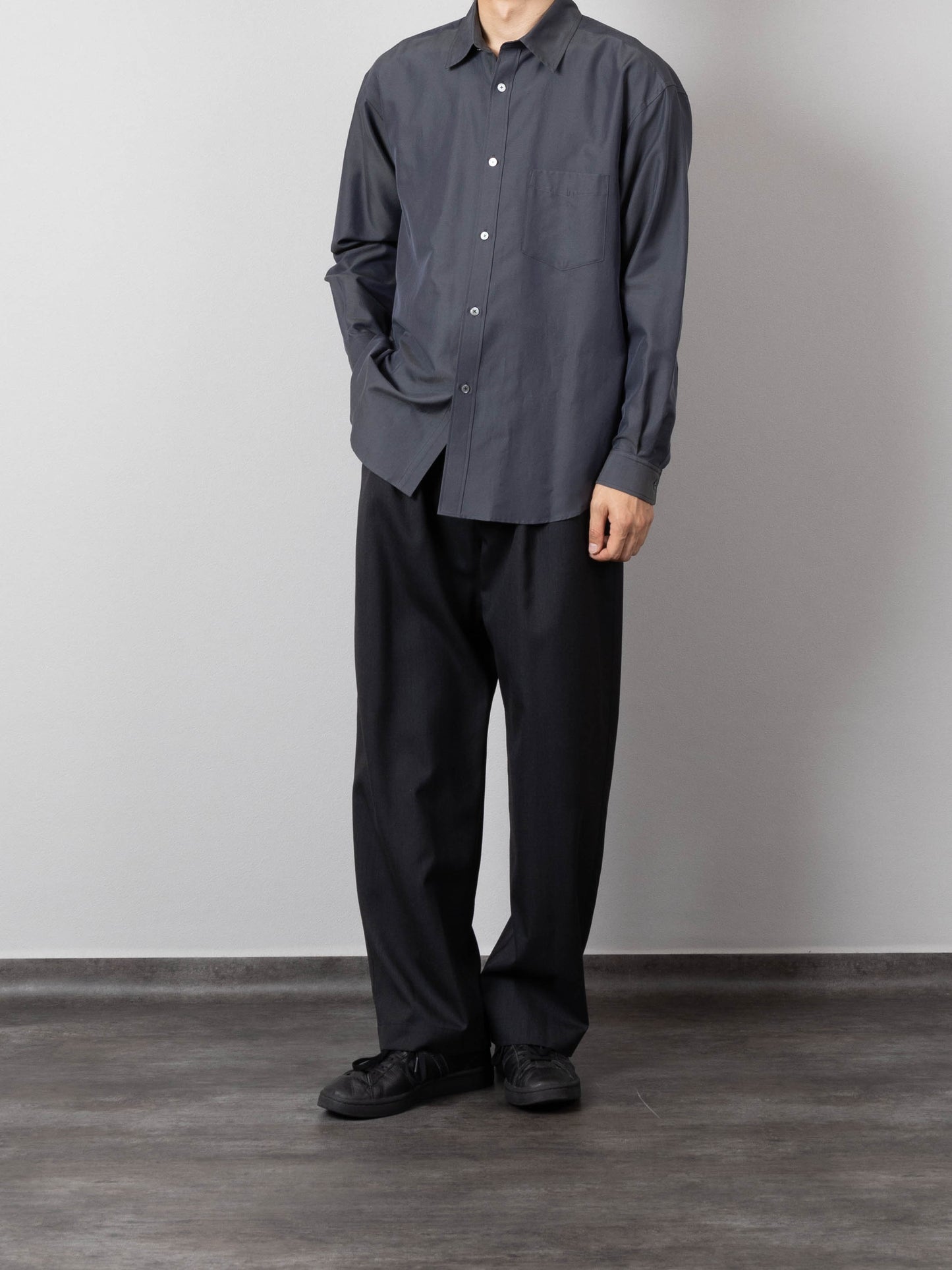 Model 176cm/66kg sizeM colorBLACK着用