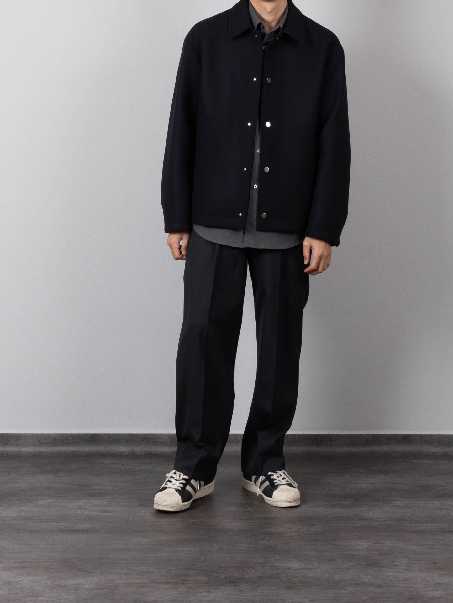 Model 165cm/54kg sizeS colorBLACK着用