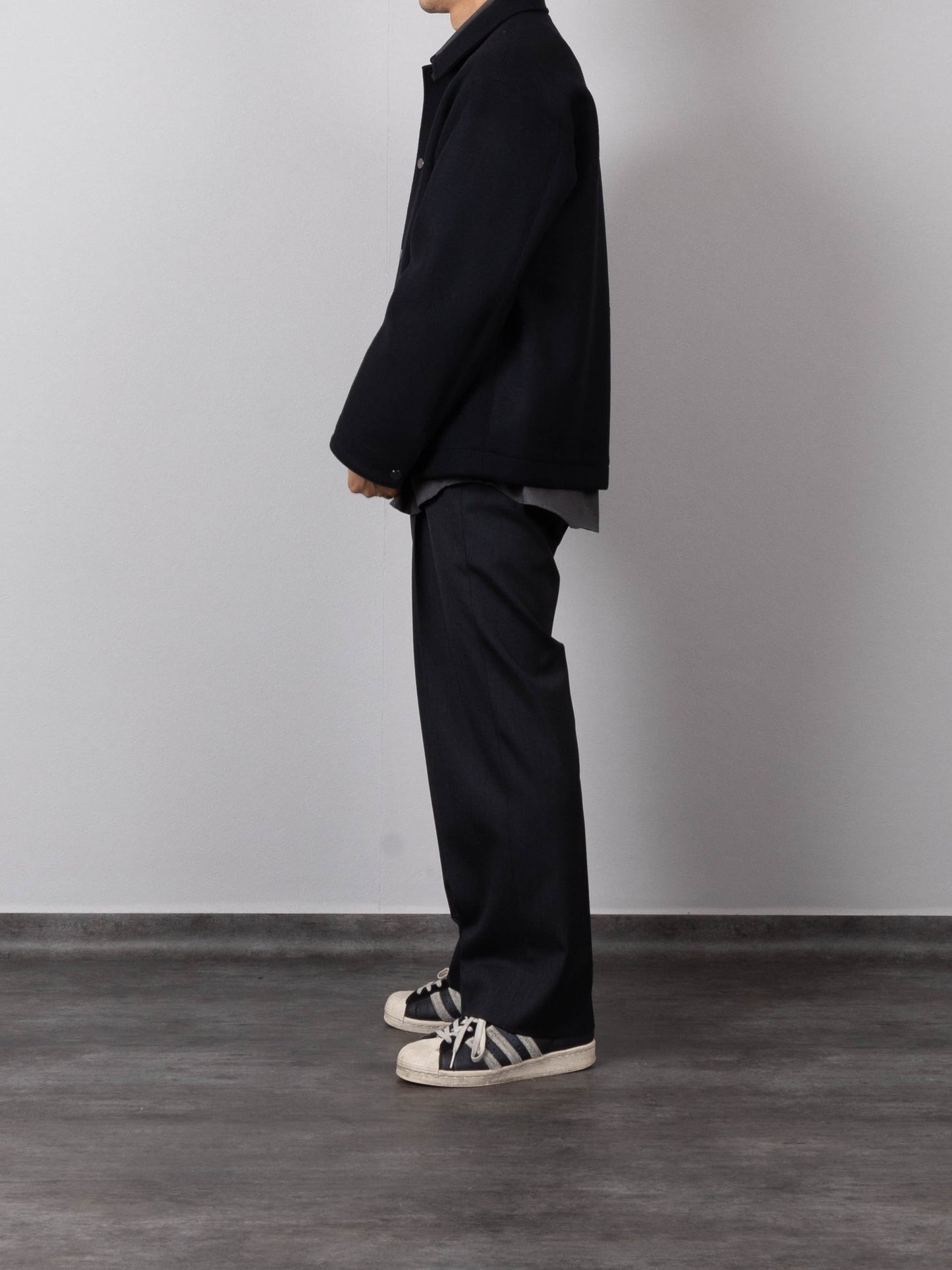 Model 165cm/54kg sizeS colorBLACK着用