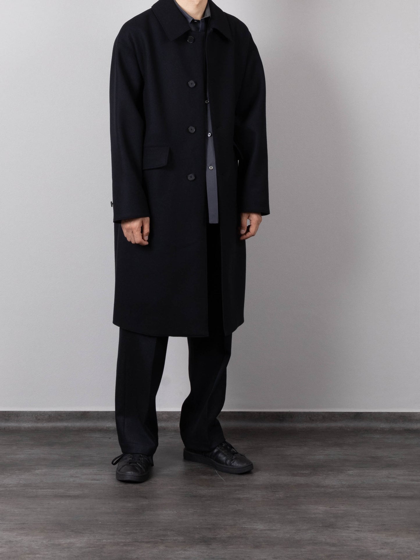 Model 176cm/66kg sizeM colorBLACK着用