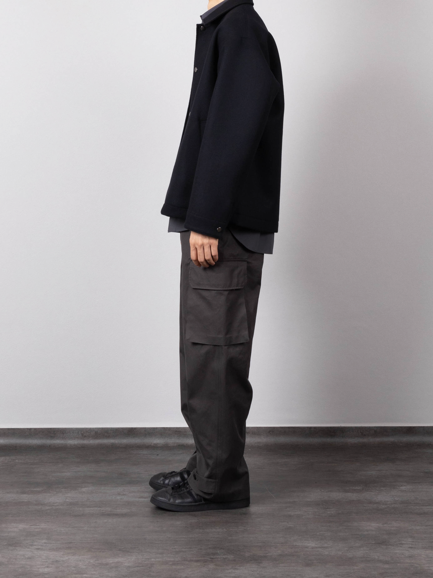 Model 176cm/66kg sizeM colorBLACK着用