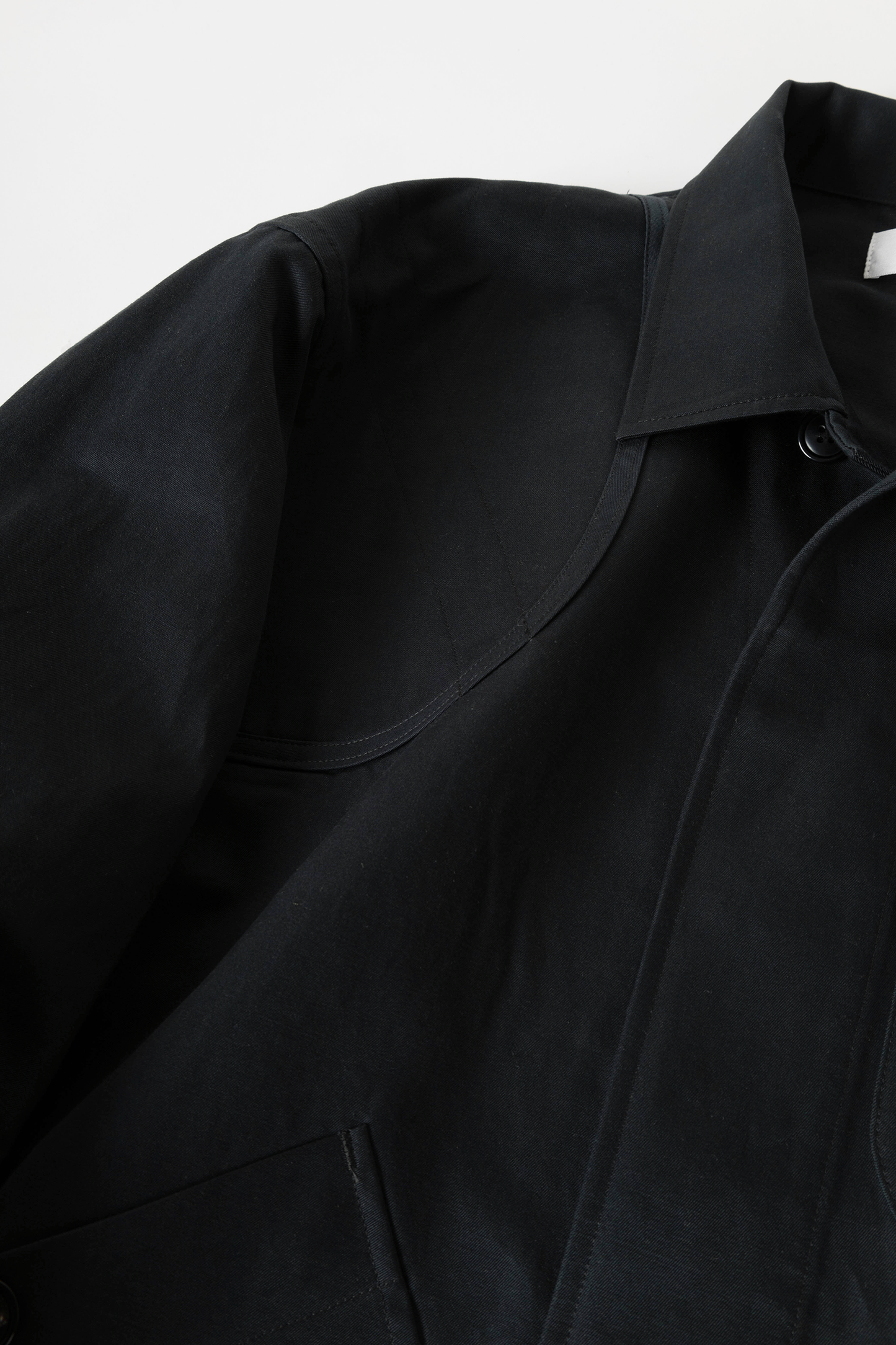 FINX COTTON/RAMIE TWILL HUNTING JACKET|CARBON
