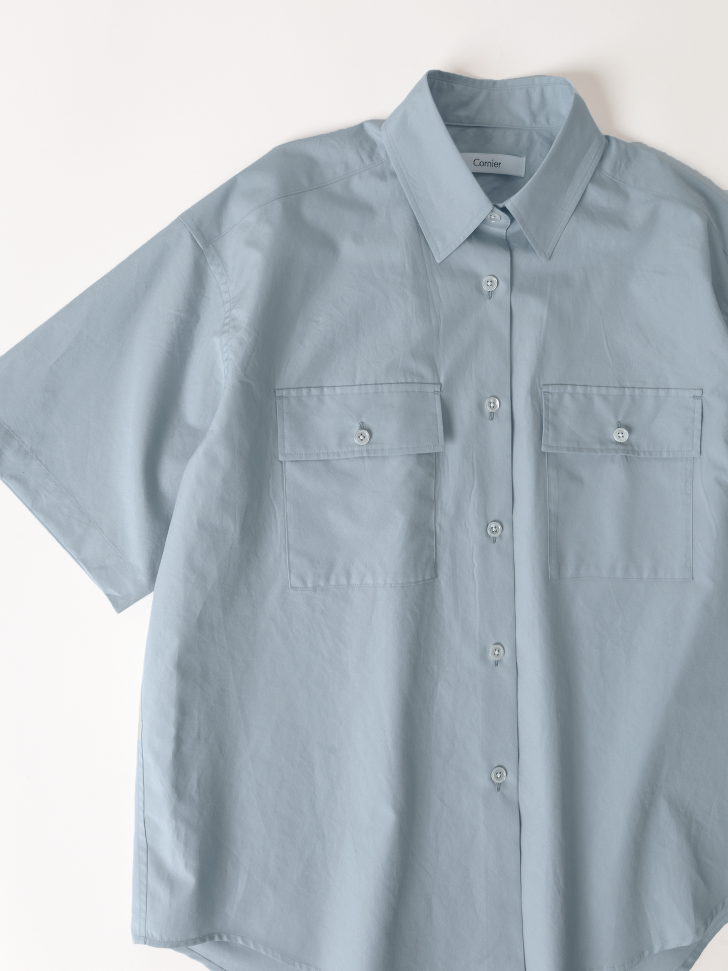 FINX Cotton Shirts Half Sleeve|Mint
