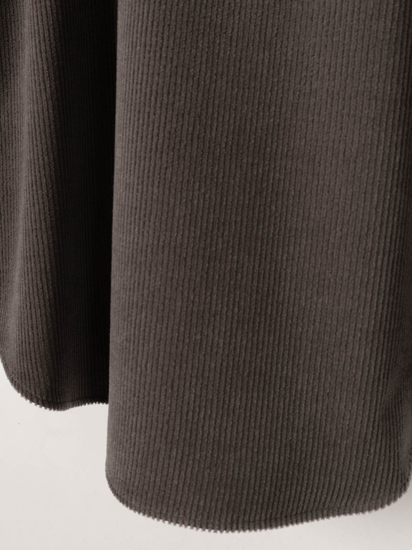 Super130's WOOL CORDUROY SHIRTS|FAWN