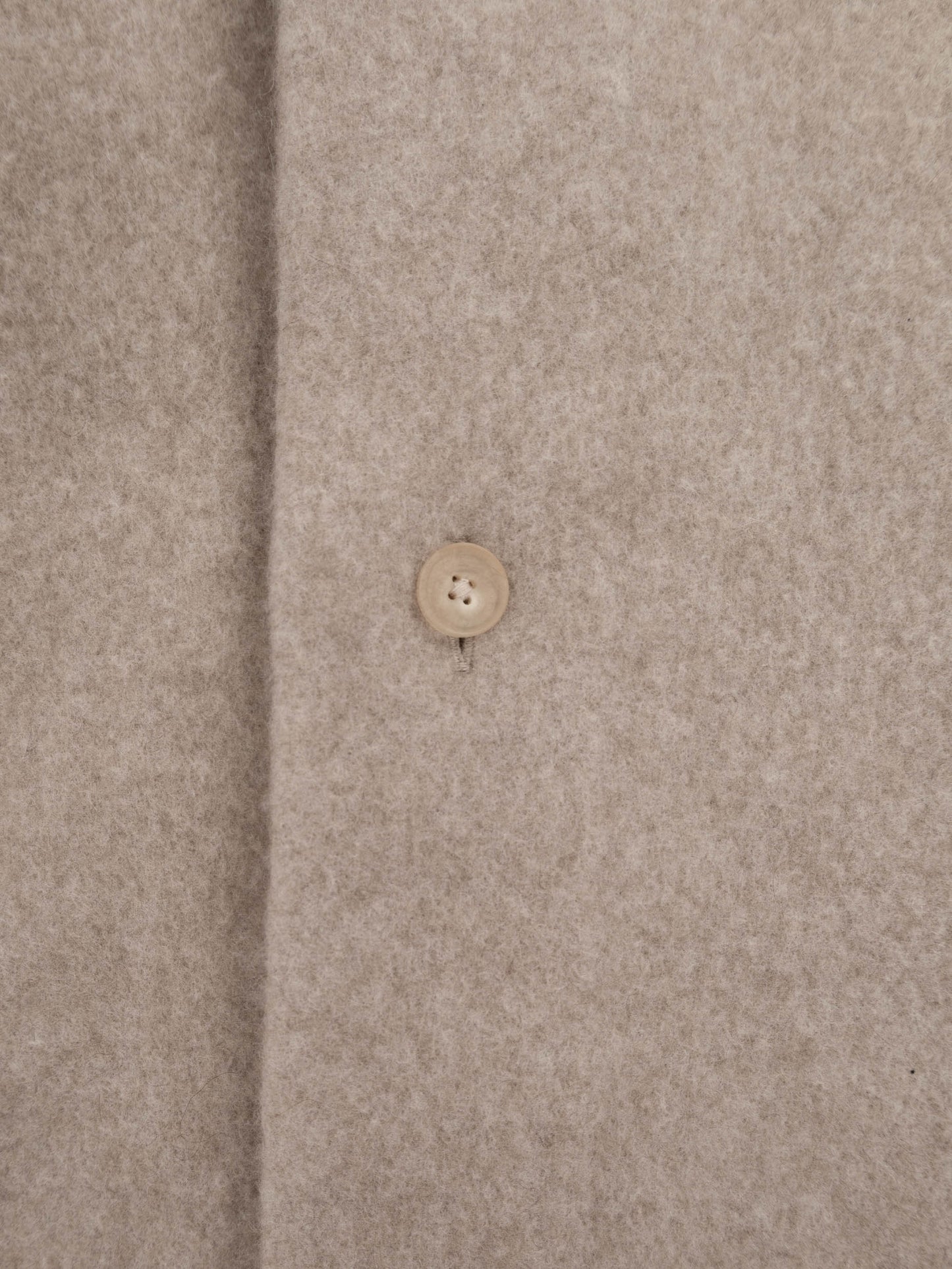 LAMB WOOL CASHMERE MOSSER OVER SHIRTS|NATURAL
