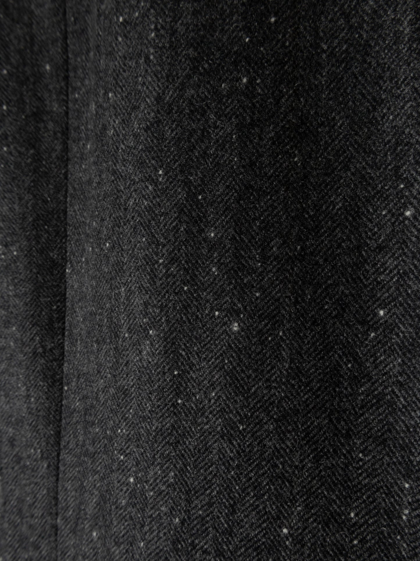 SHETLAND WOOL MIX TWEED JACKET|BLACK MIX