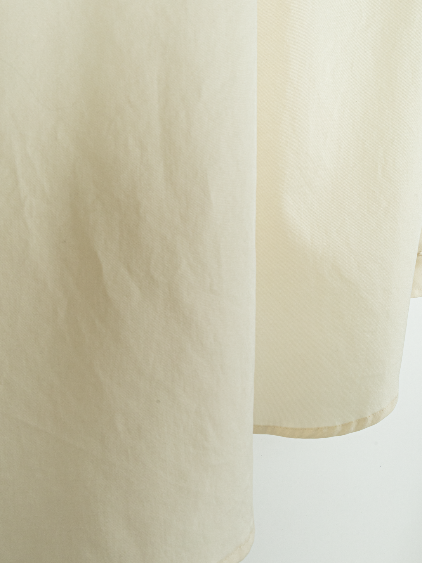 FINX COTTON TWILL REGULAR COLLAR SHIRTS|LIGHT YELLOW