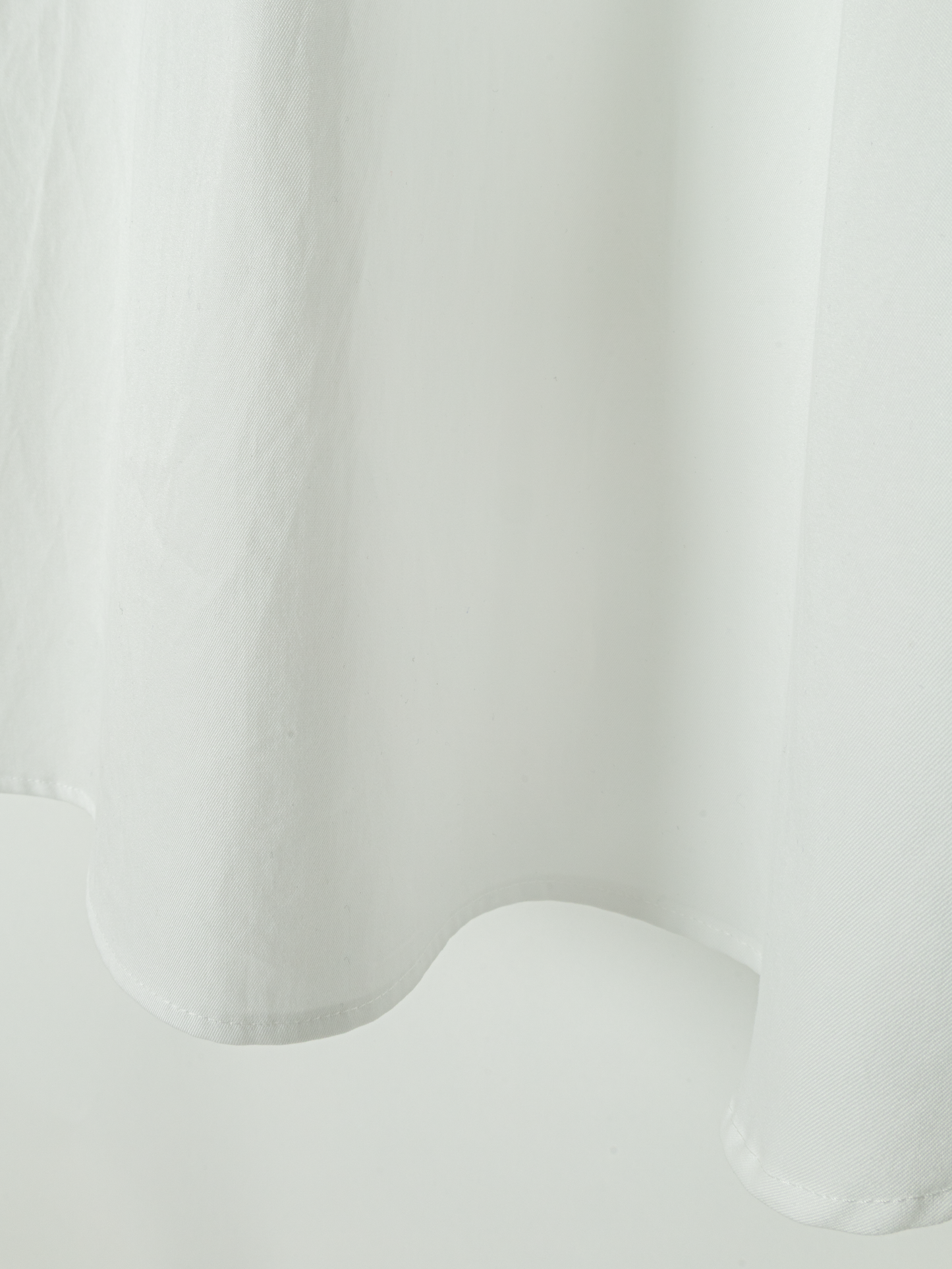 FINX COTTON TWILL REGULAR COLLAR SHIRTS|WHITE