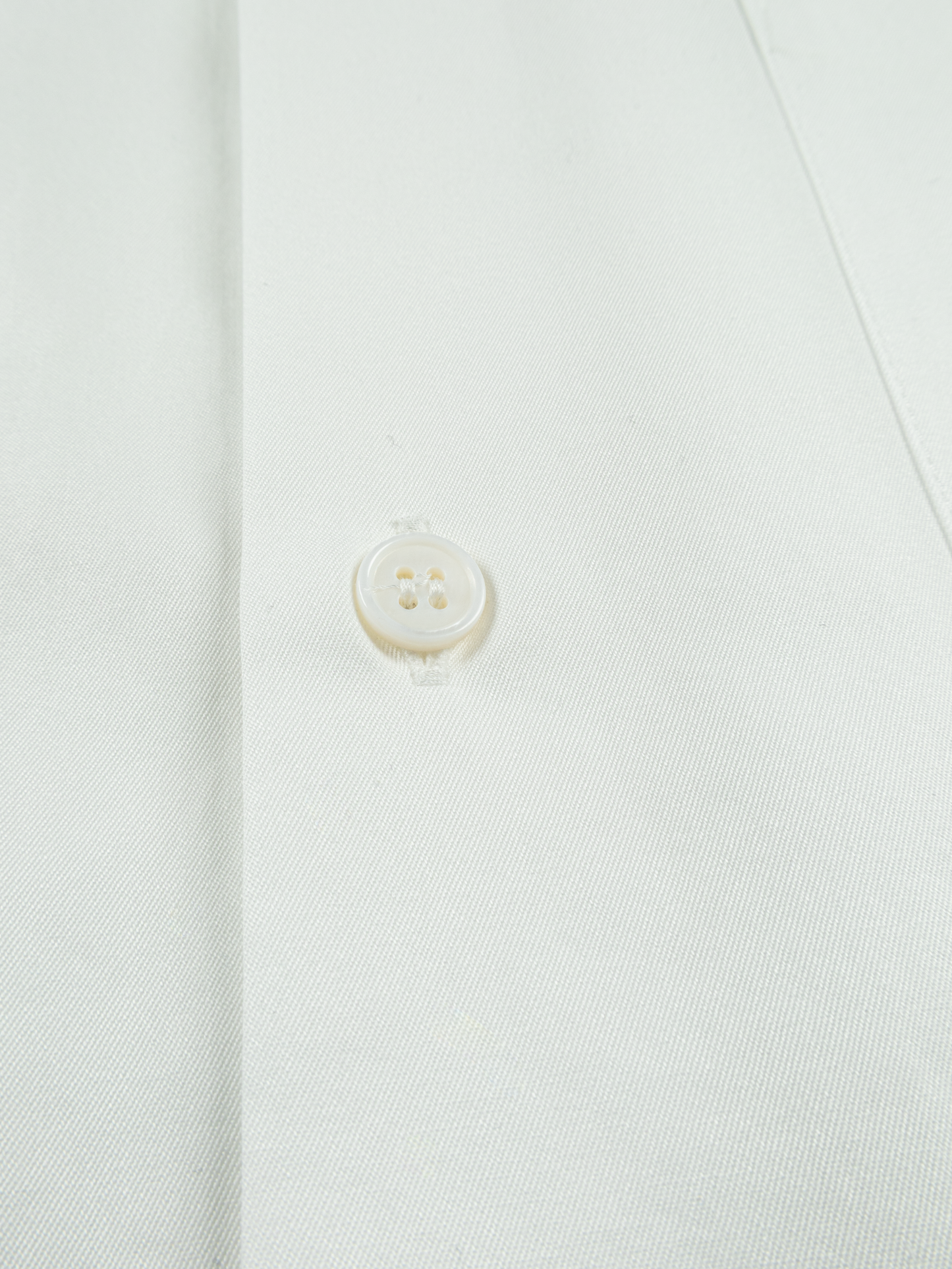 FINX COTTON TWILL REGULAR COLLAR SHIRTS|WHITE
