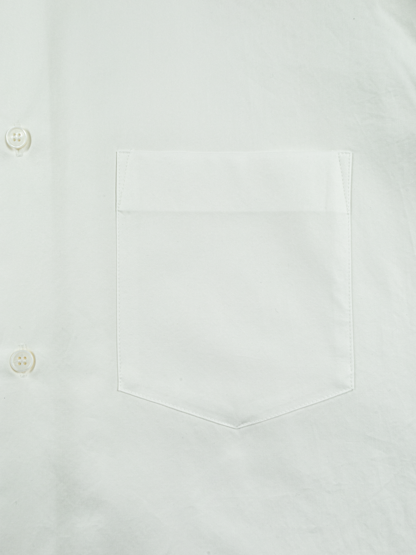 FINX COTTON TWILL REGULAR COLLAR SHIRTS|WHITE