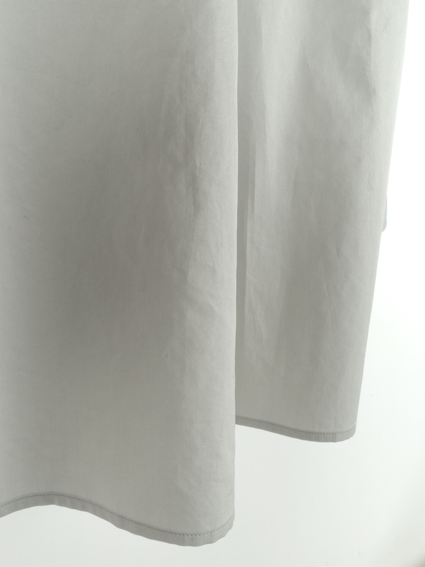 FINX COTTON TWILL BAND COLLAR SHIRTS|CLOUD GRAY