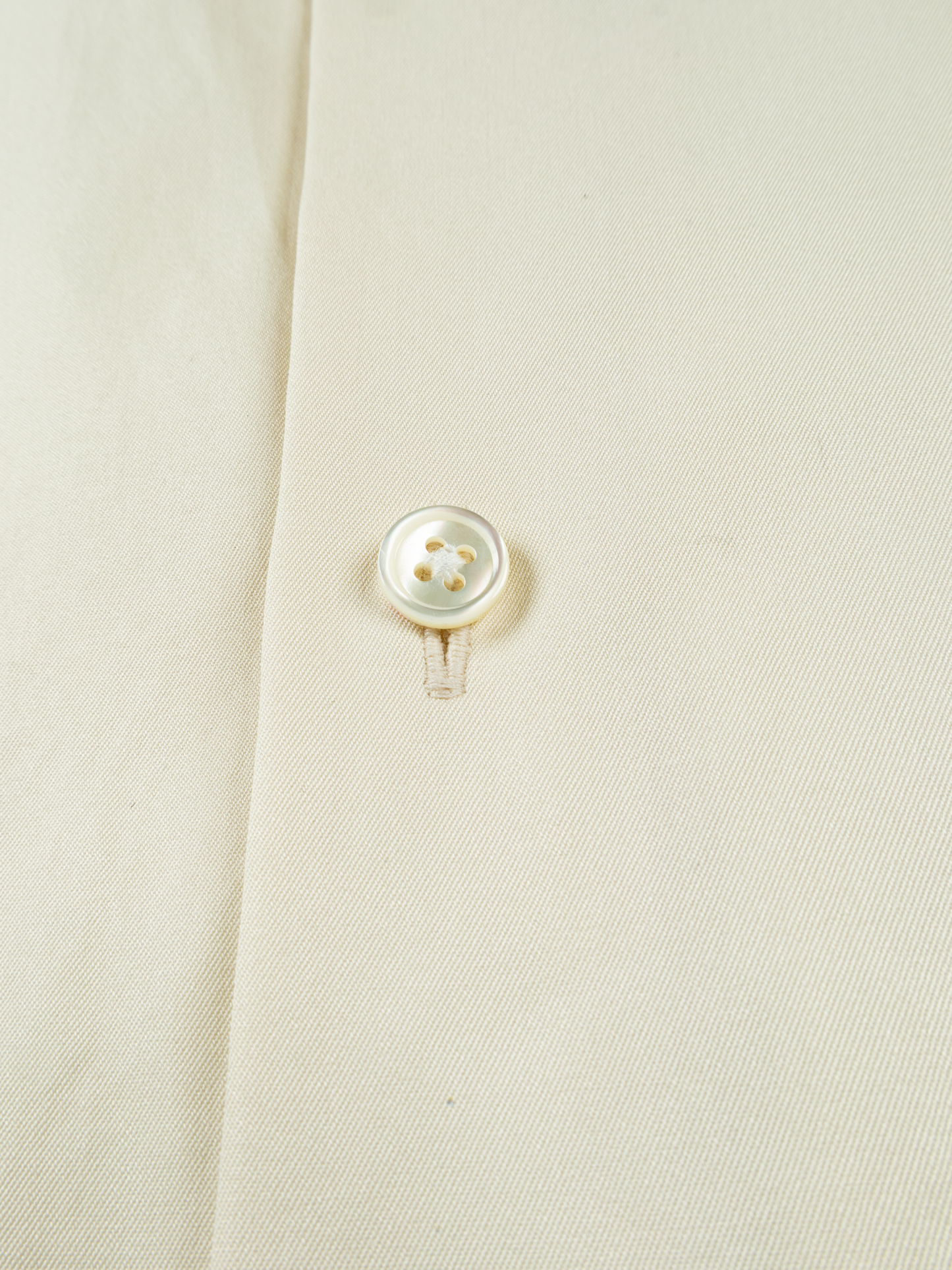 FINX COTTON TWILL BAND COLLAR SHIRTS|LIGHT YELLOW