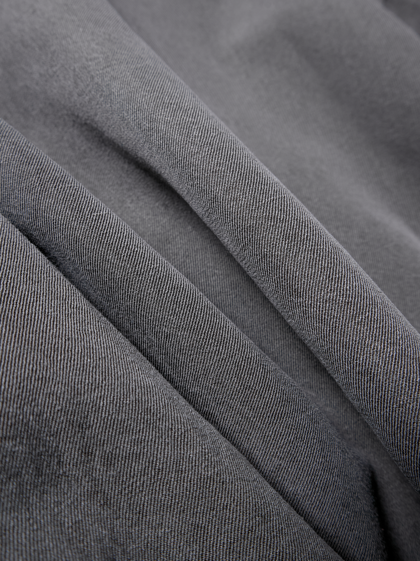 SILK/LINEN FADED GABARDINE ZIP BLOUSON|HAZE GRAY