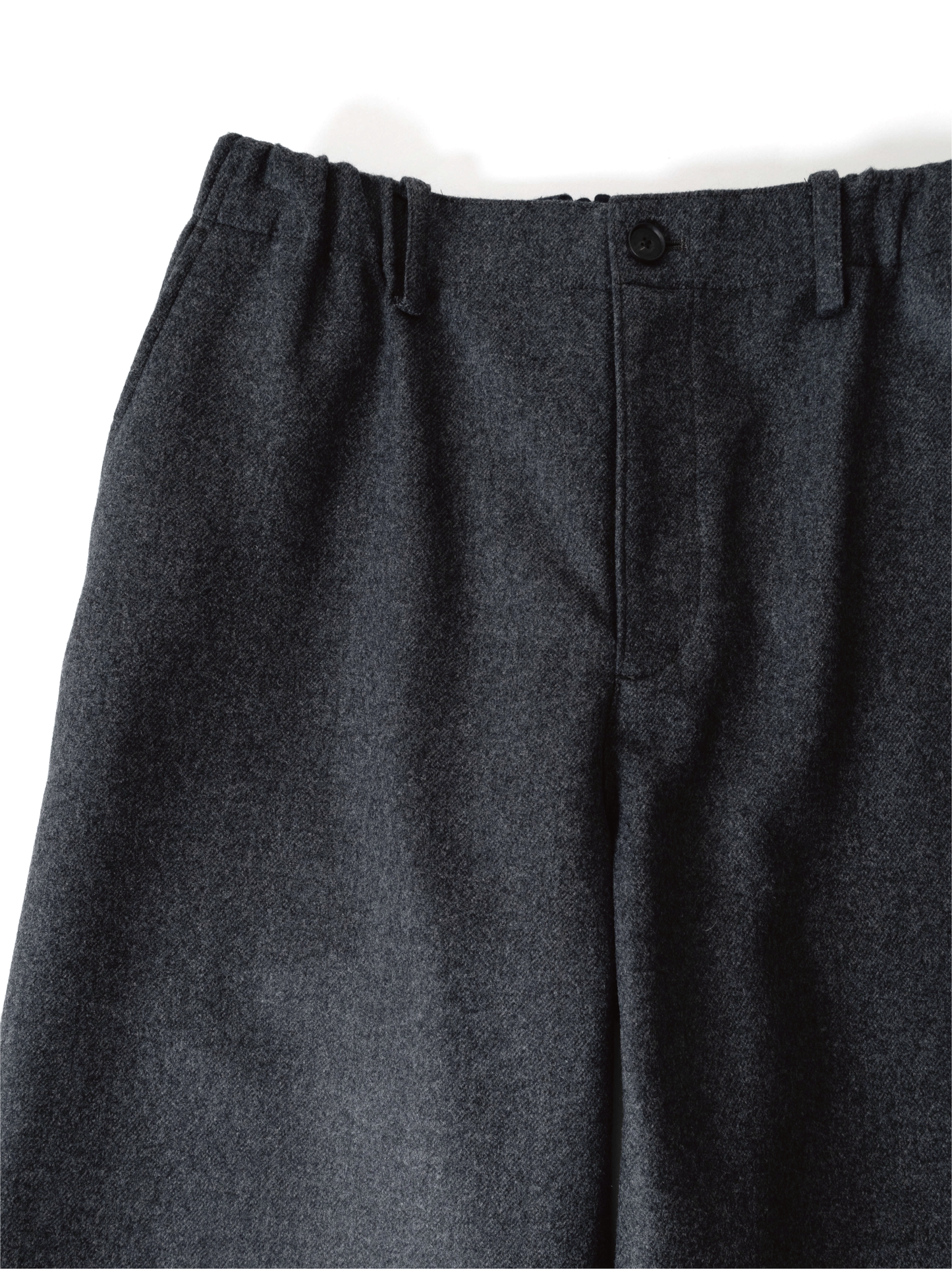 COLLEGE FLANNEL TAPERED EASY PANTS|TOP GRAY