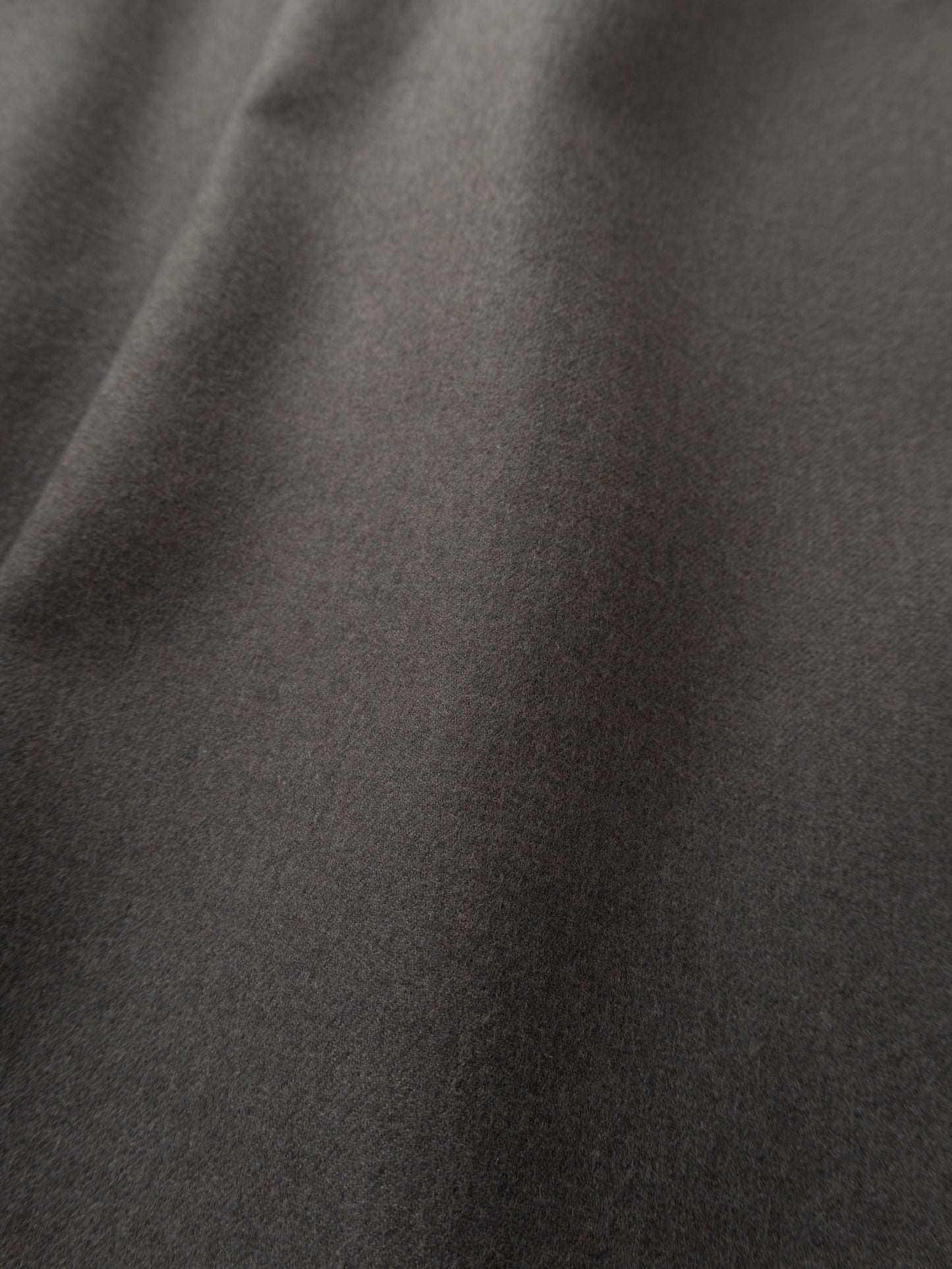 Super130's WOOL DOUBLE CLOTH PANTS|LIGHT GRAY