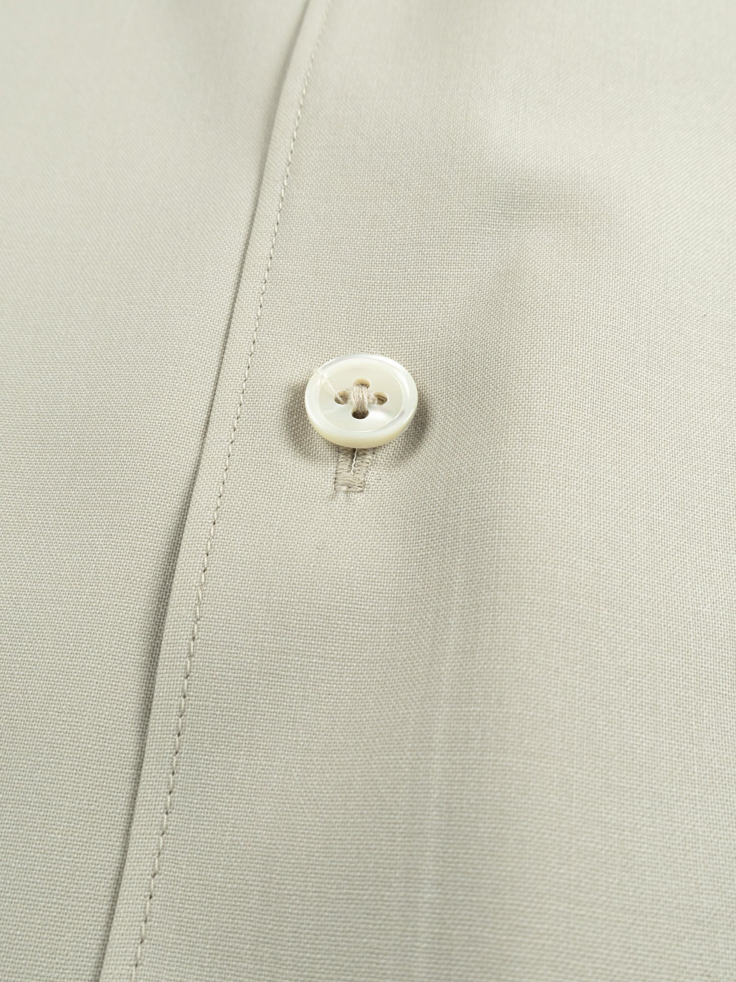 Super180's WORSTED WOOL SHIRTS|IVORY