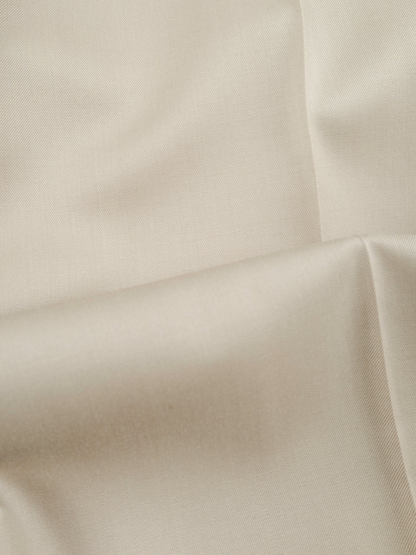 Super130's Worsted Wool Light Gabardine Slacks for Women|Dusty Beige