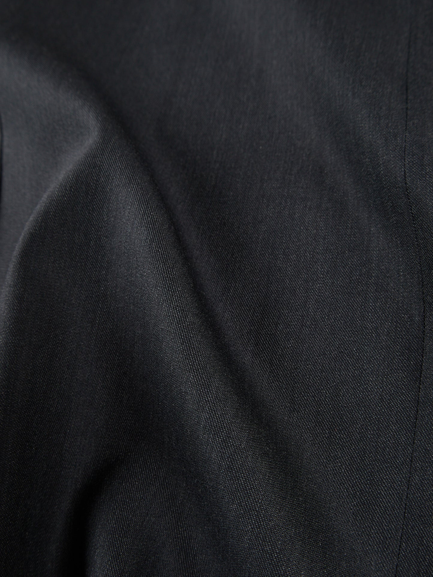 Super130's WORSTED WOOL LIGHT GABARDINE TAILORED JACKET|TOP CHARCOAL