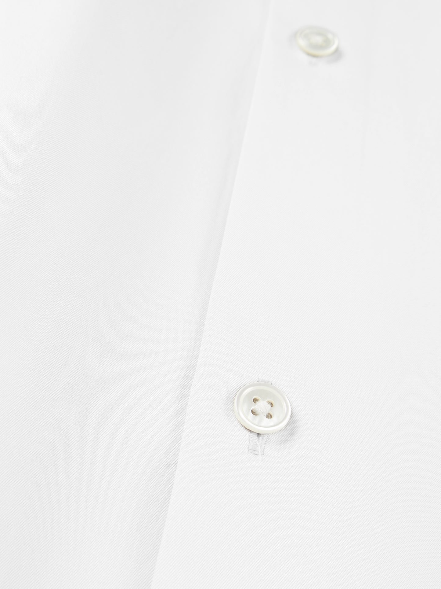 FINX COTTON TWILL HALF SLEEVE SHIRTS|WHITE