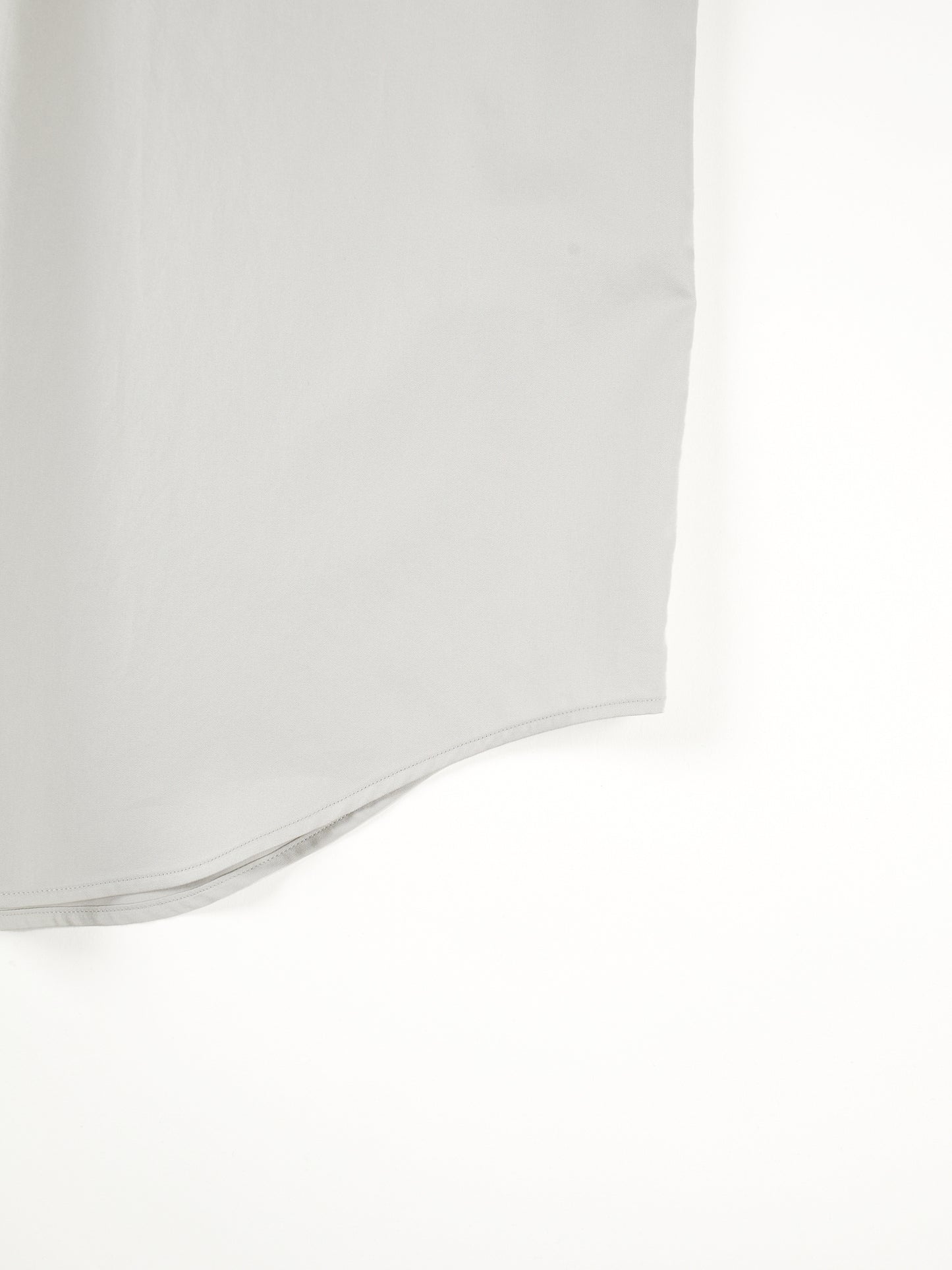 FINX COTTON TWILL HALF SLEEVE SHIRTS|CLOUD GRAY