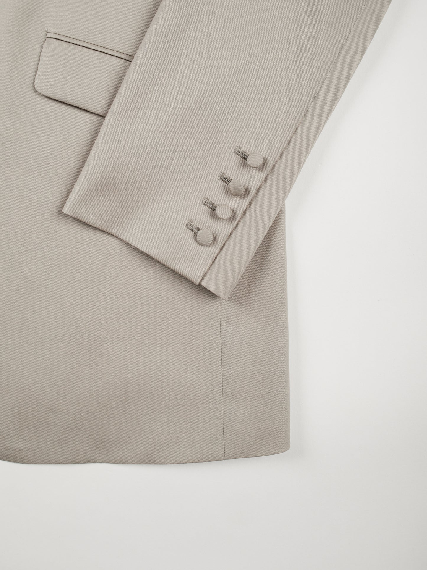 Super130's WOOL LIGHT GABARDINE TAILORED JACKET for WOMEN|DUSTY BEIGE