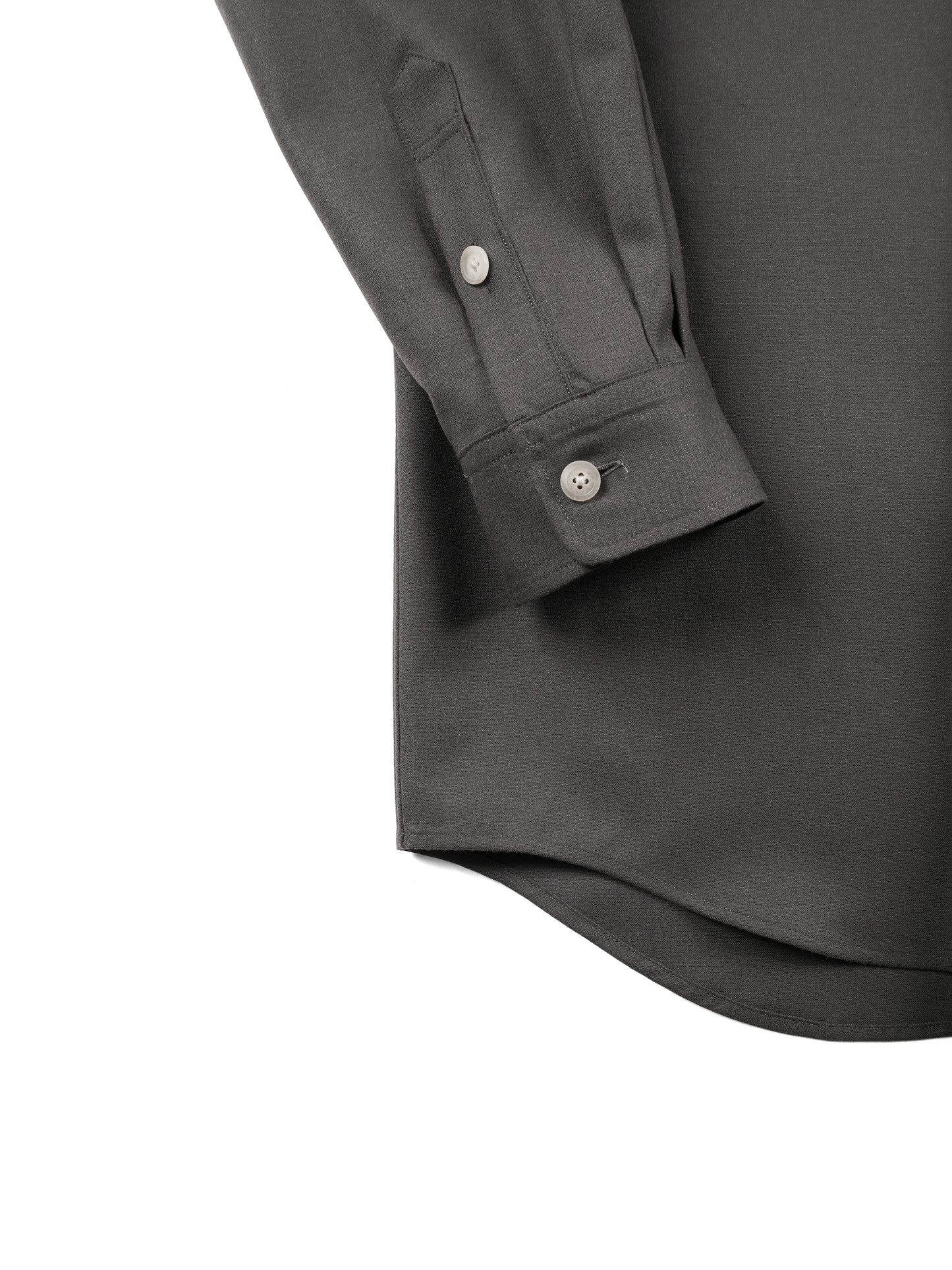 Super160's WOOL LIGHT MILLED SHIRTS|MOCHA
