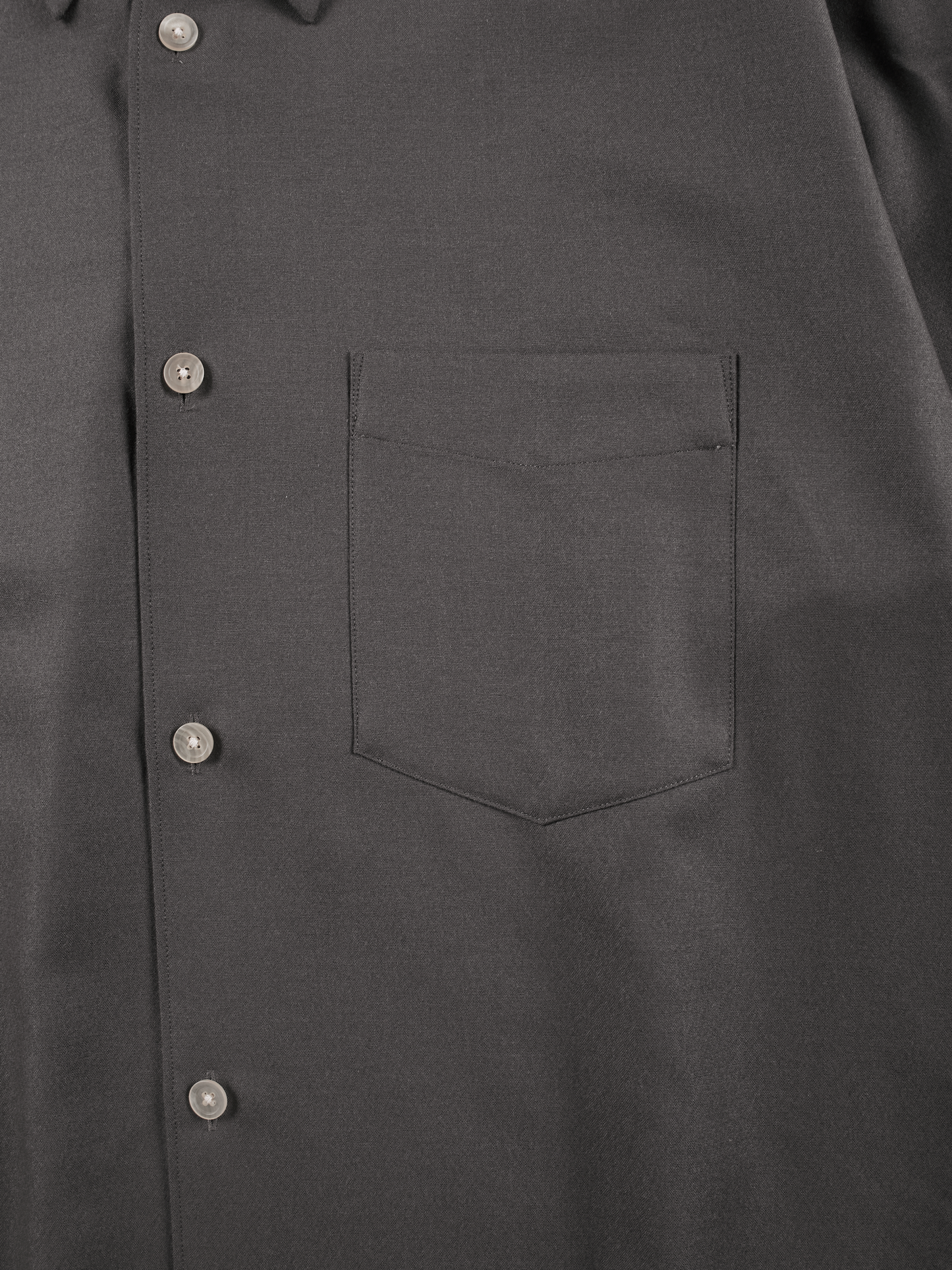 Super160's WOOL LIGHT MILLED SHIRTS|MOCHA