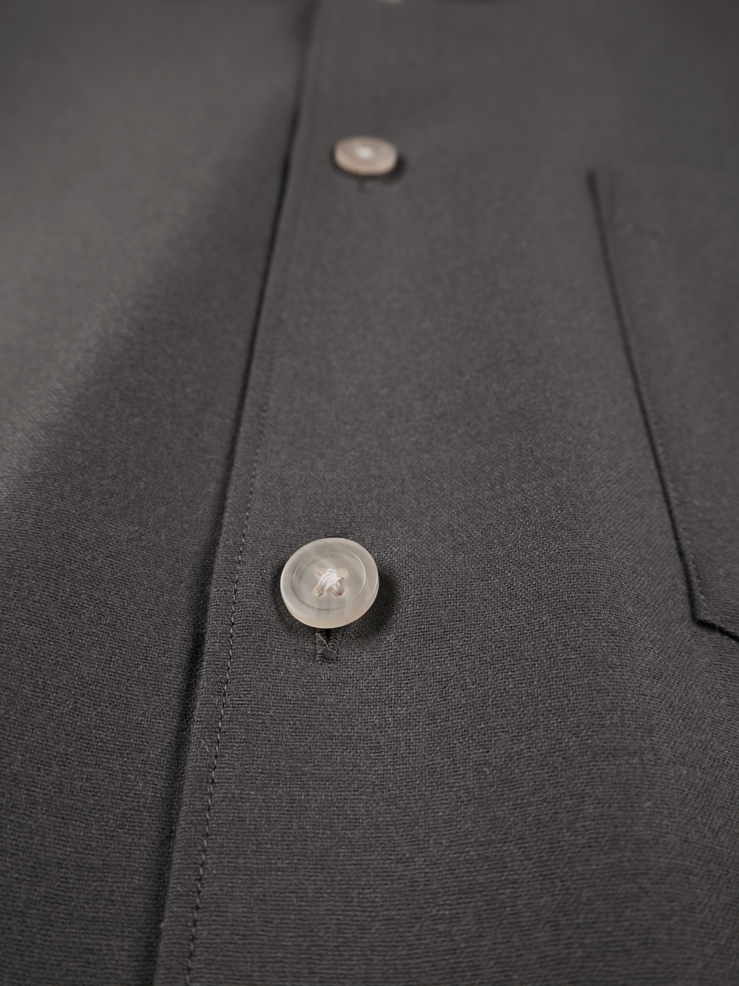Super160's WOOL LIGHT MILLED SHIRTS|MOCHA