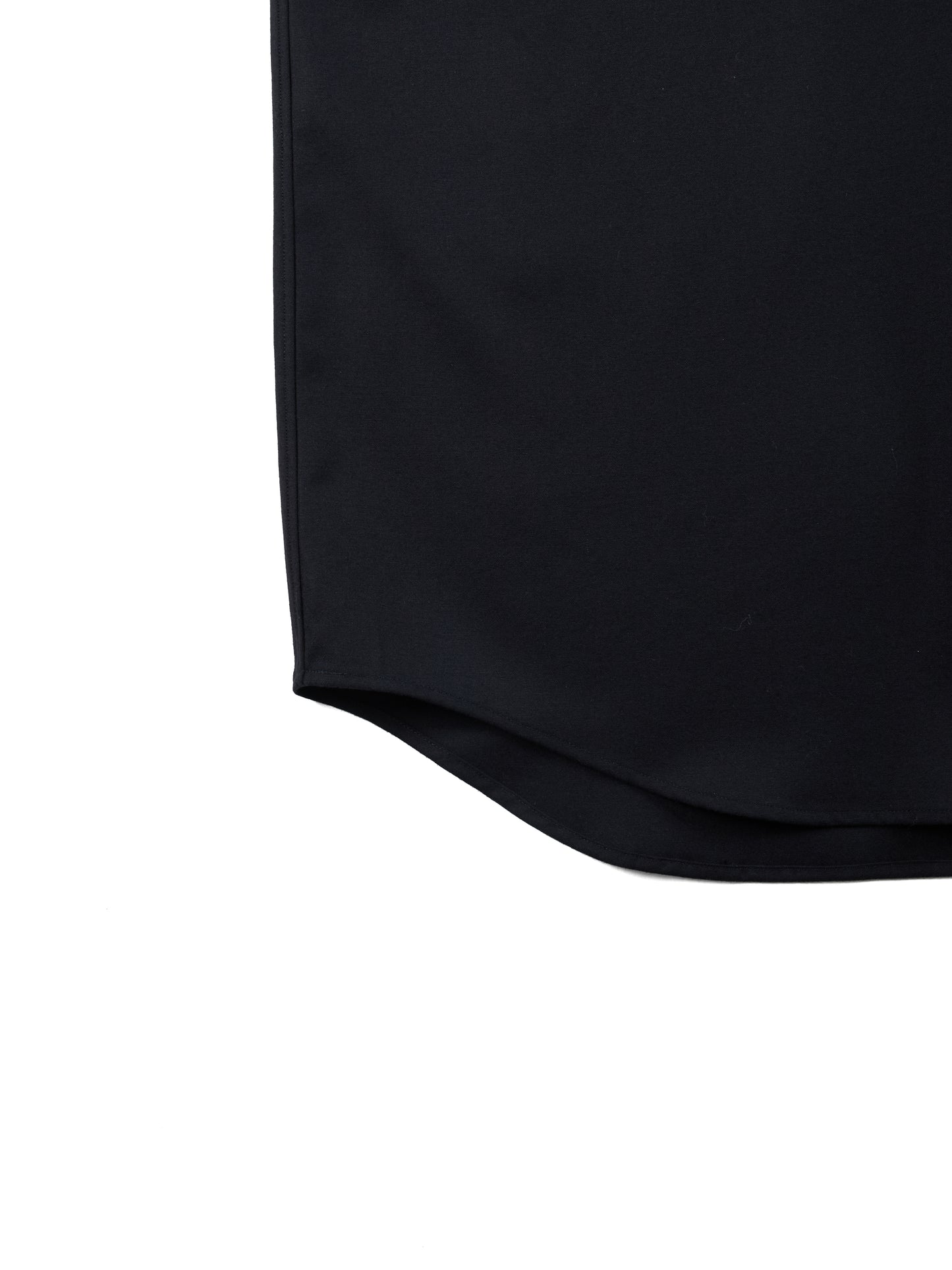 Super160's WOOL LIGHT MILLED SHIRTS|SPACE NAVY