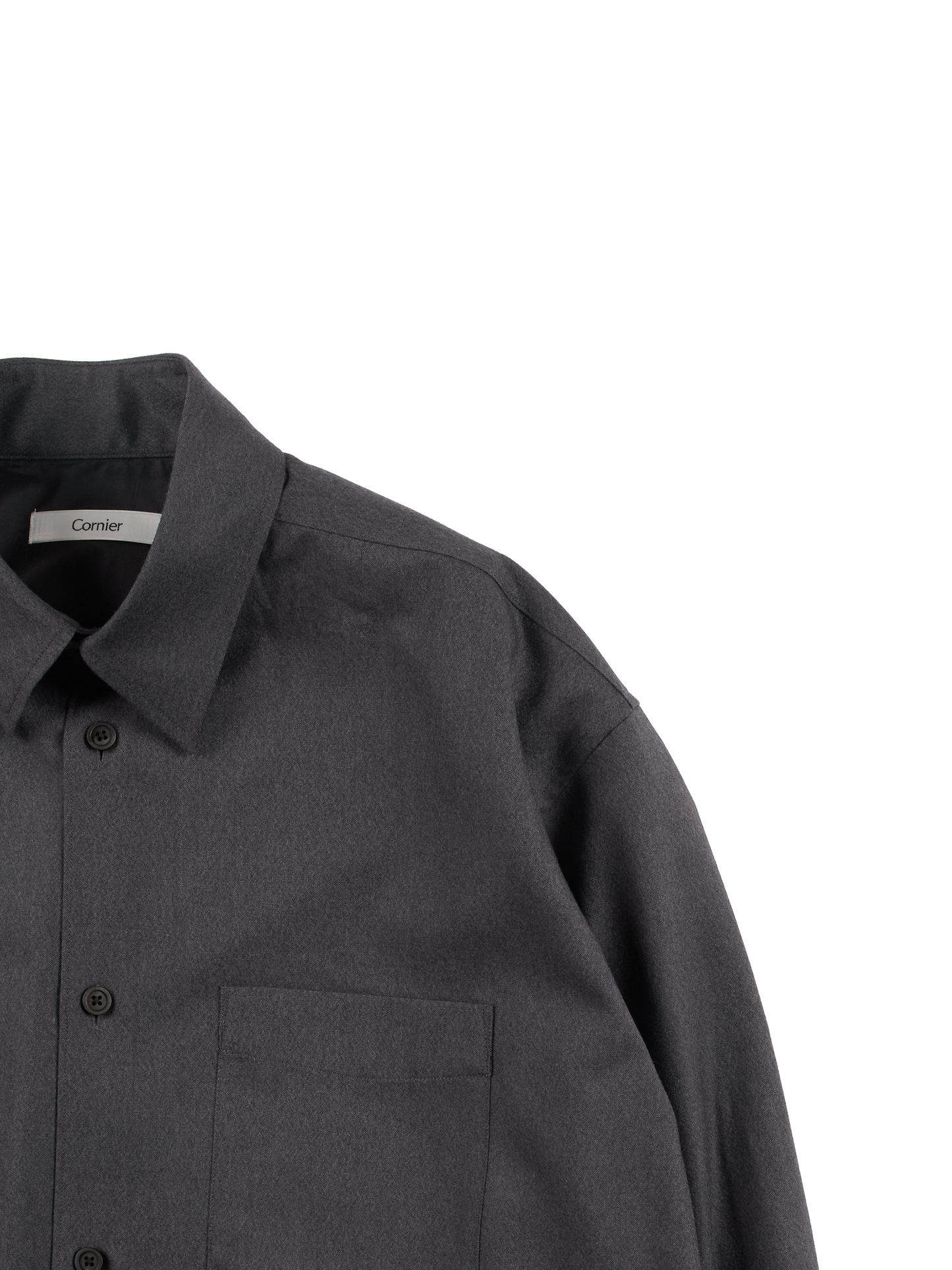 Super160's WOOL LIGHT MILLED SHIRTS|MIX