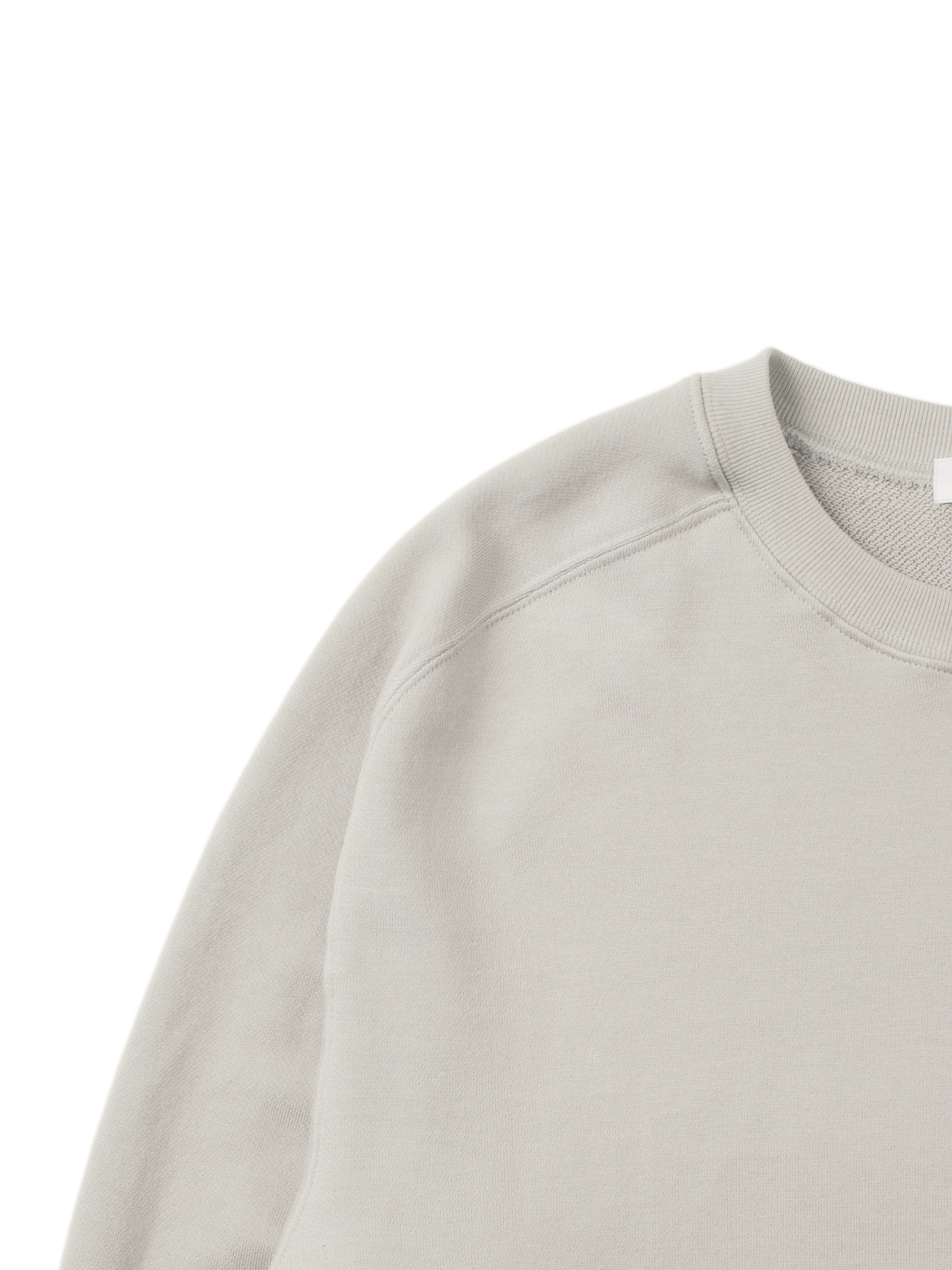 SUPIMA AGING JERSEY SWEAT SHIRTS|FOG GRAY