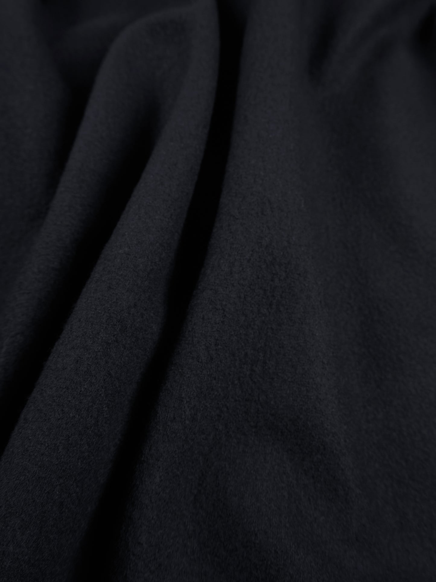 Super160's WOOL CRATER JERSEY SHIRTS|BLACK