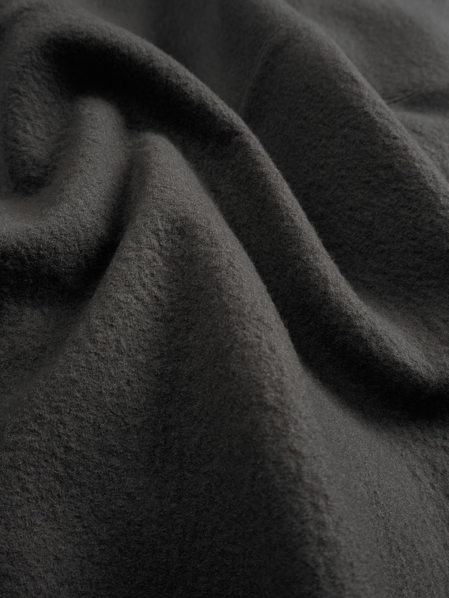 Super160's WOOL CRATER JERSEY PULLOVER|GRAY