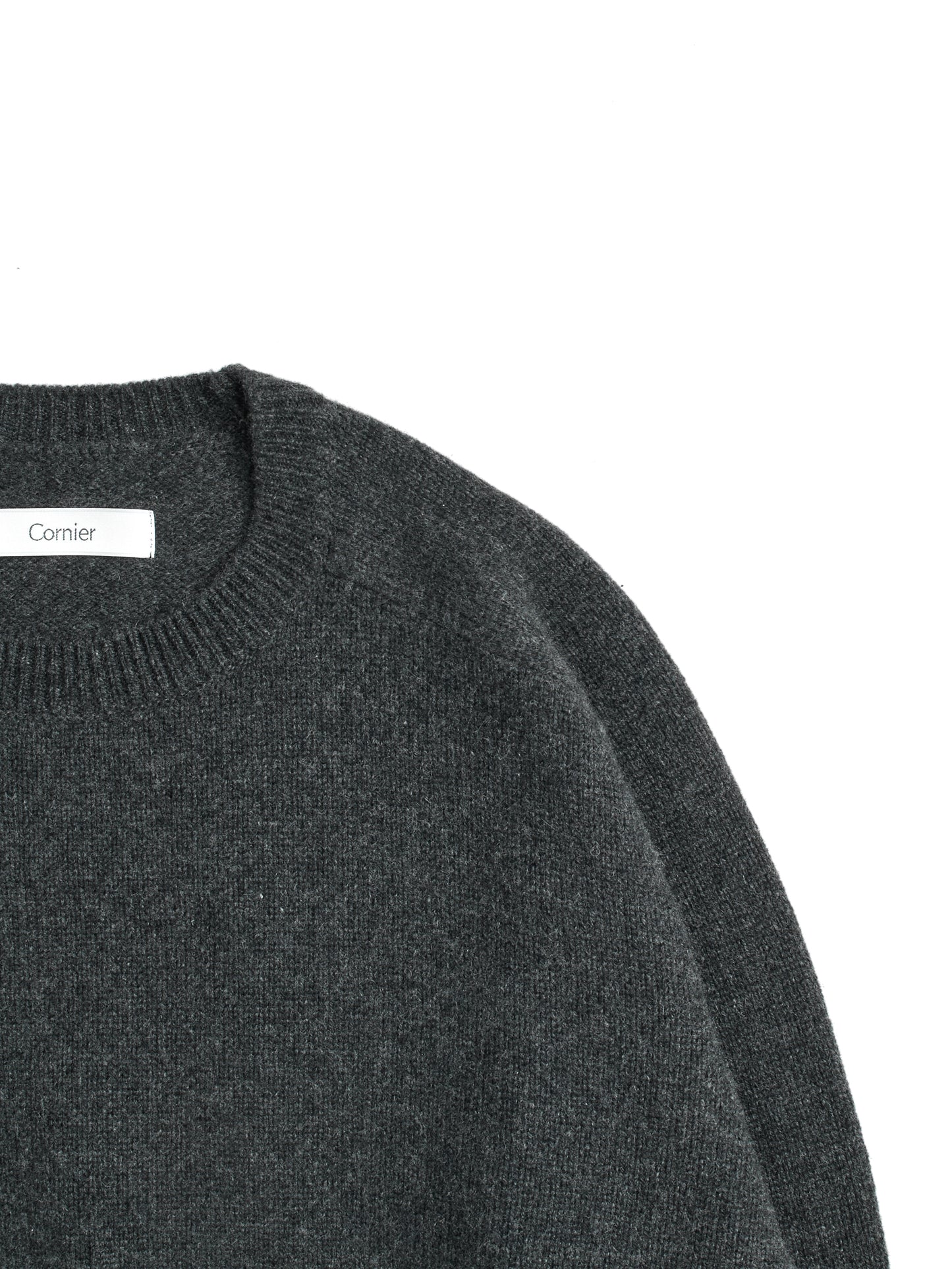 ALASHAN CASHMERE SWEATER|TOP CHARCOAL