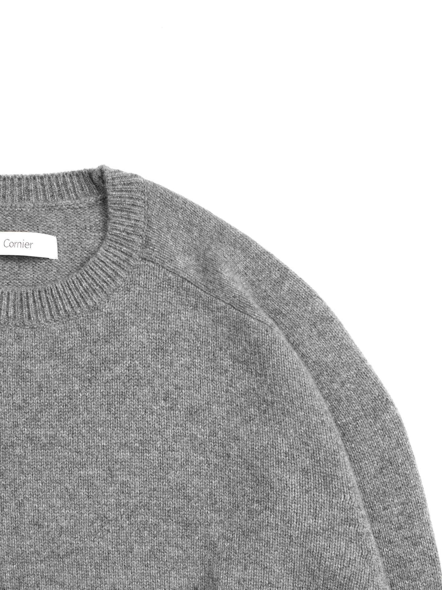 ALASHAN CASHMERE SWEATER|TOP GRAY