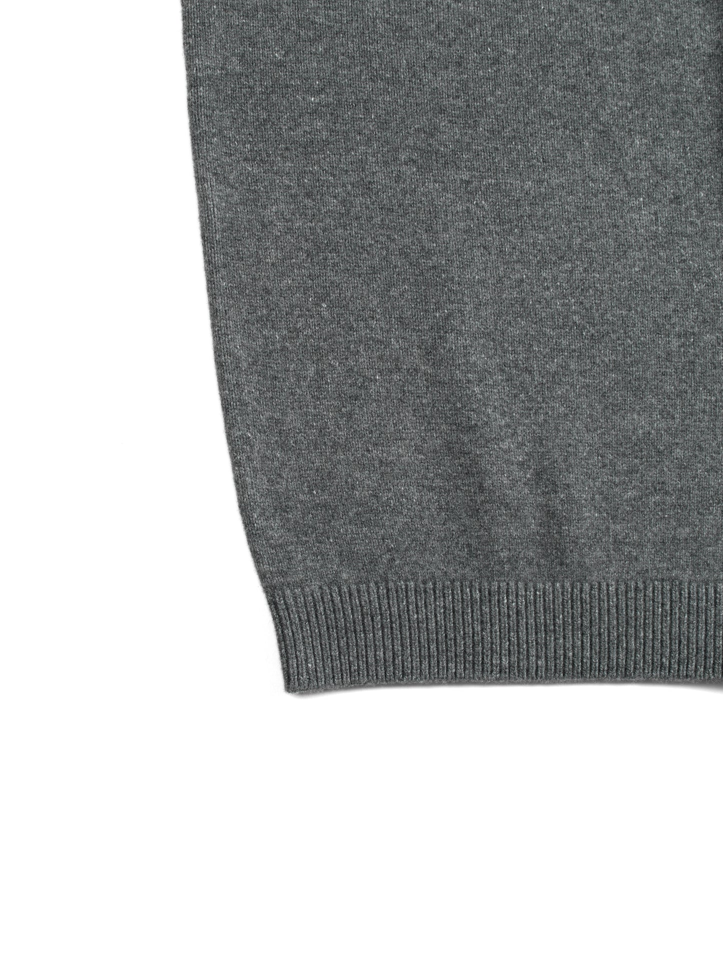 Super170's WOOL KNIT POLO SHIRTS|M.GRAY