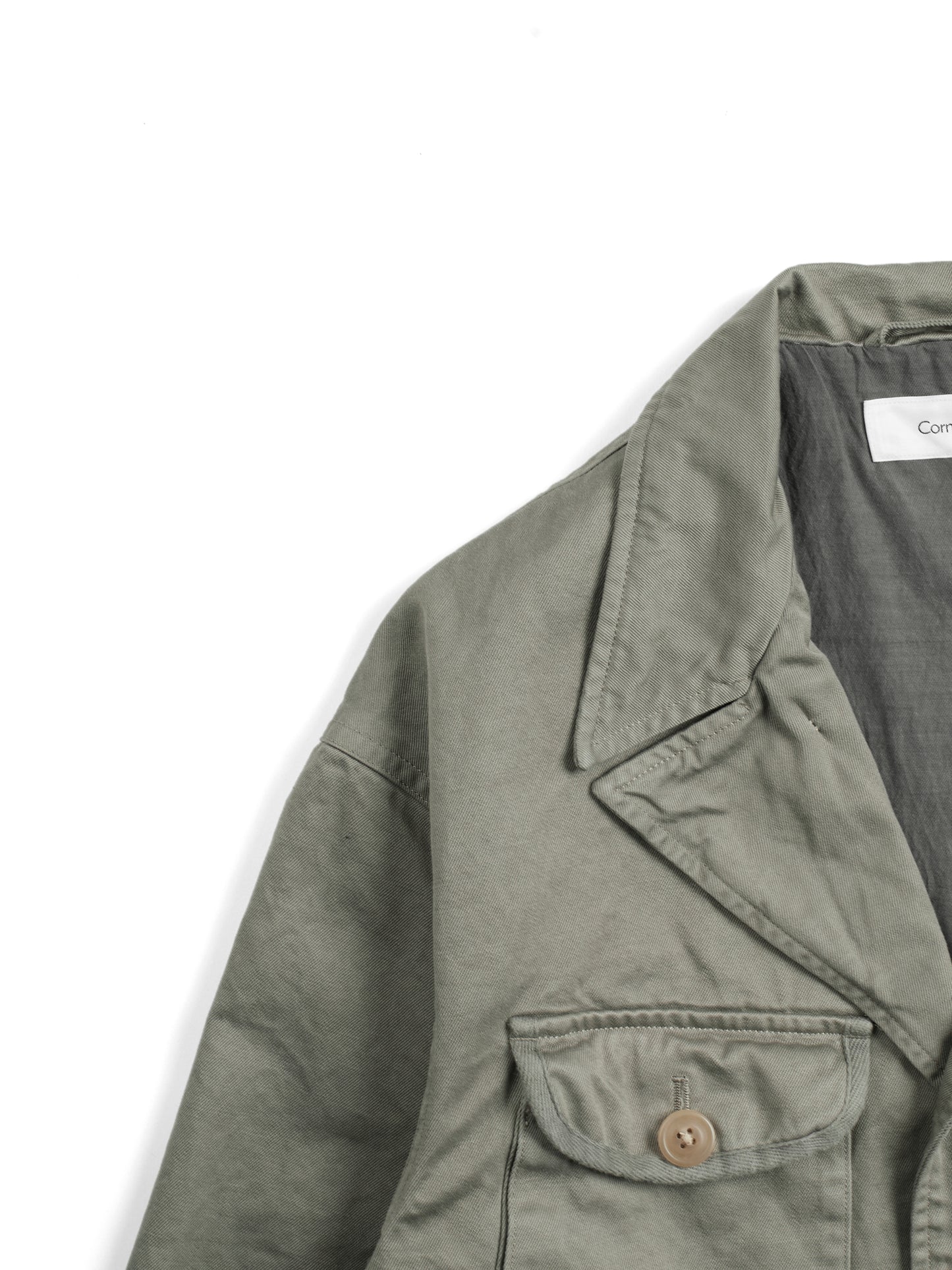 GARMENT DYED FINX/ZIMBABWE COTTON TWILL M-43 FIELD JKT|MOCHA