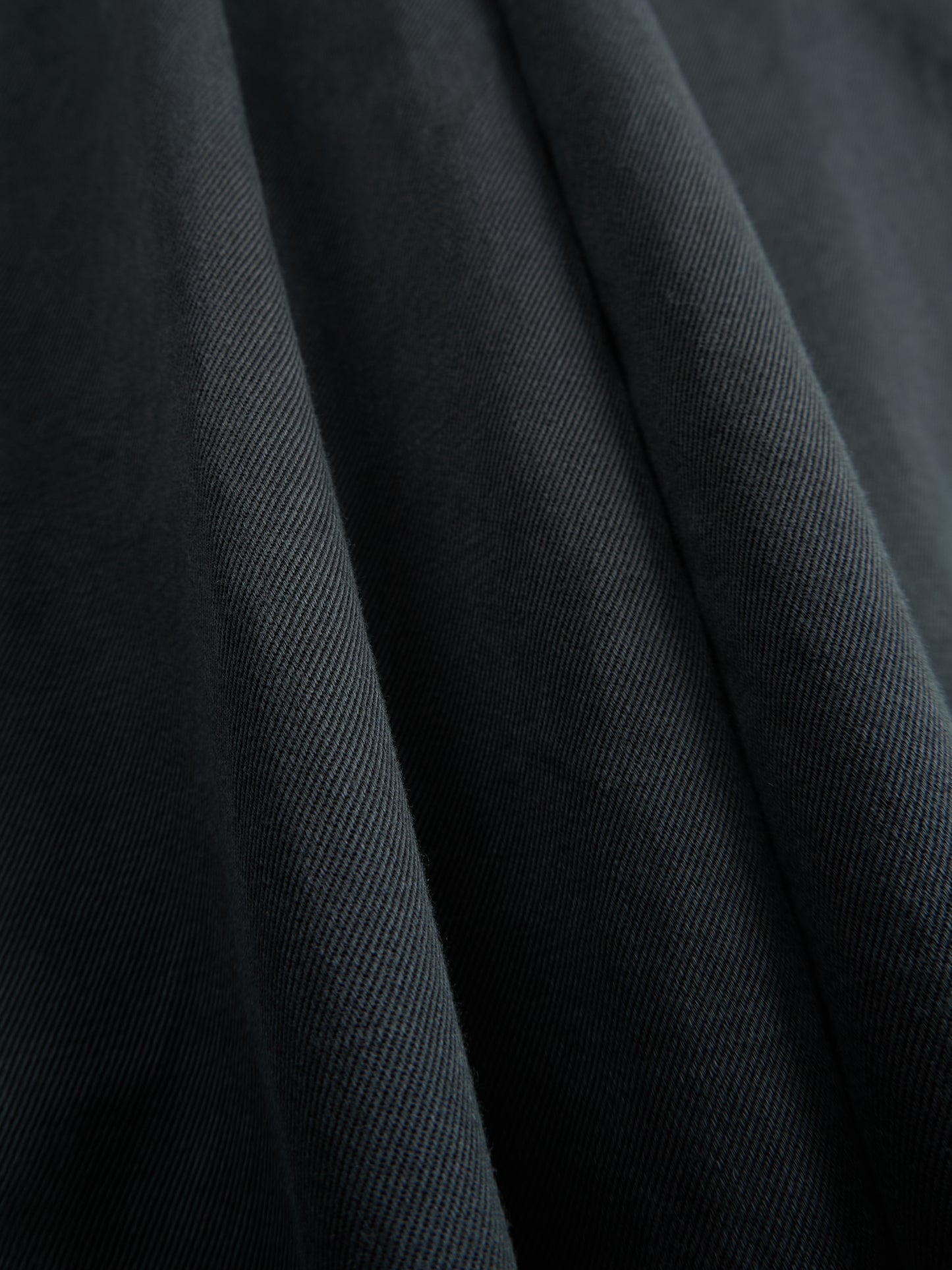 GARMENT DYED FINX/ZIMBABWE COTTON TWILL PAINTER PANTS|INK BLACK