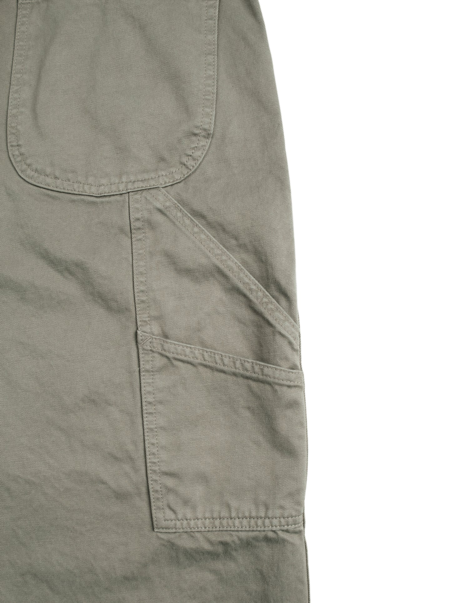 GARMENT DYED FINX/ZIMBABWE COTTON TWILL PAINTER PANTS|MOCHA