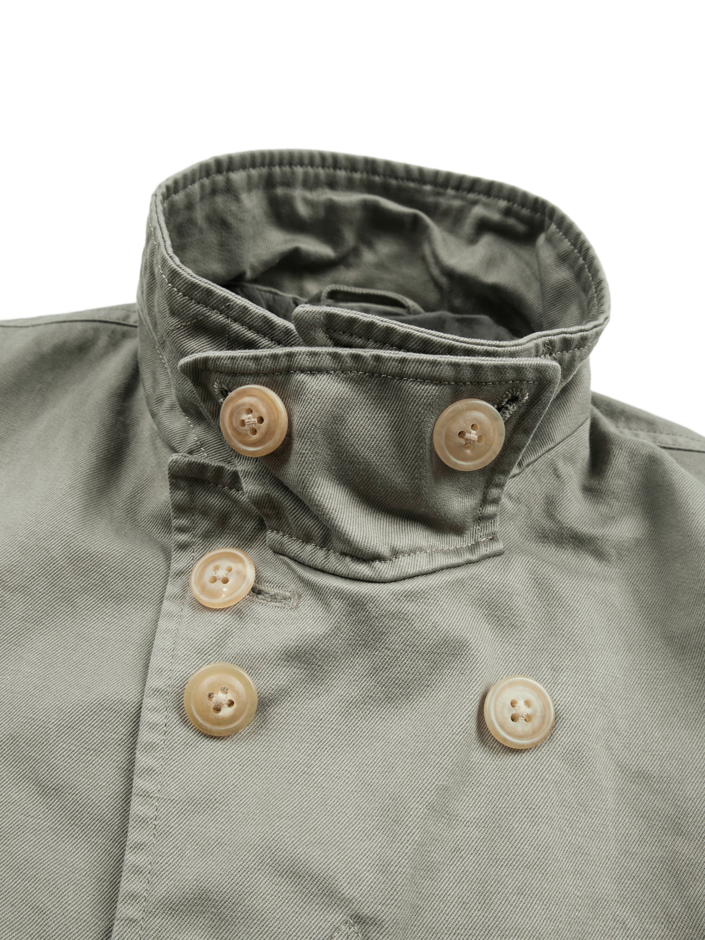GARMENT DYED FINX/ZIMBABWE COTTON TWILL M-43 FIELD JKT|MOCHA
